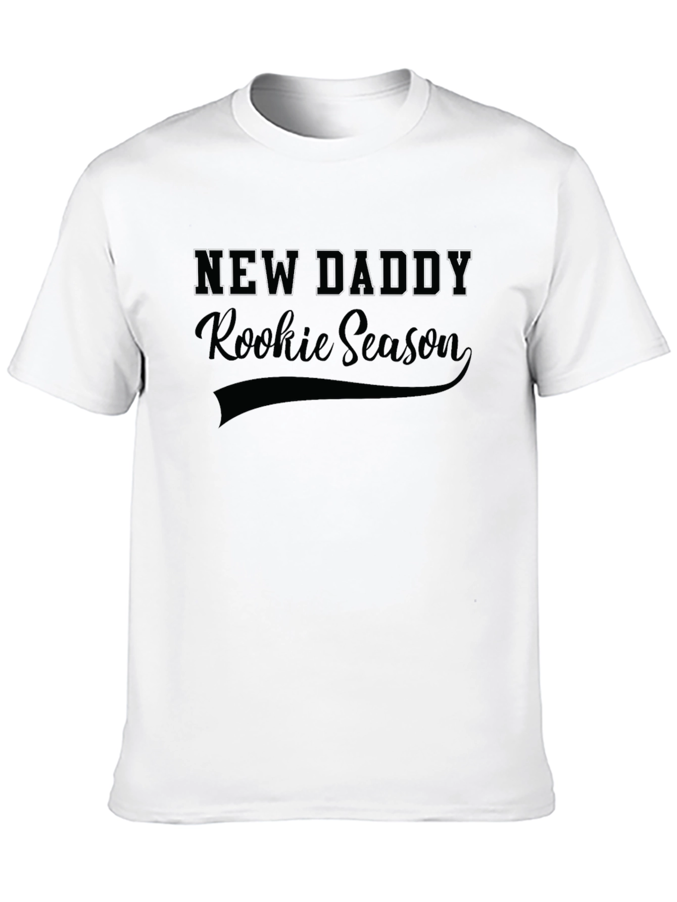 New Daddy Rookie Season Black T-Shirt
