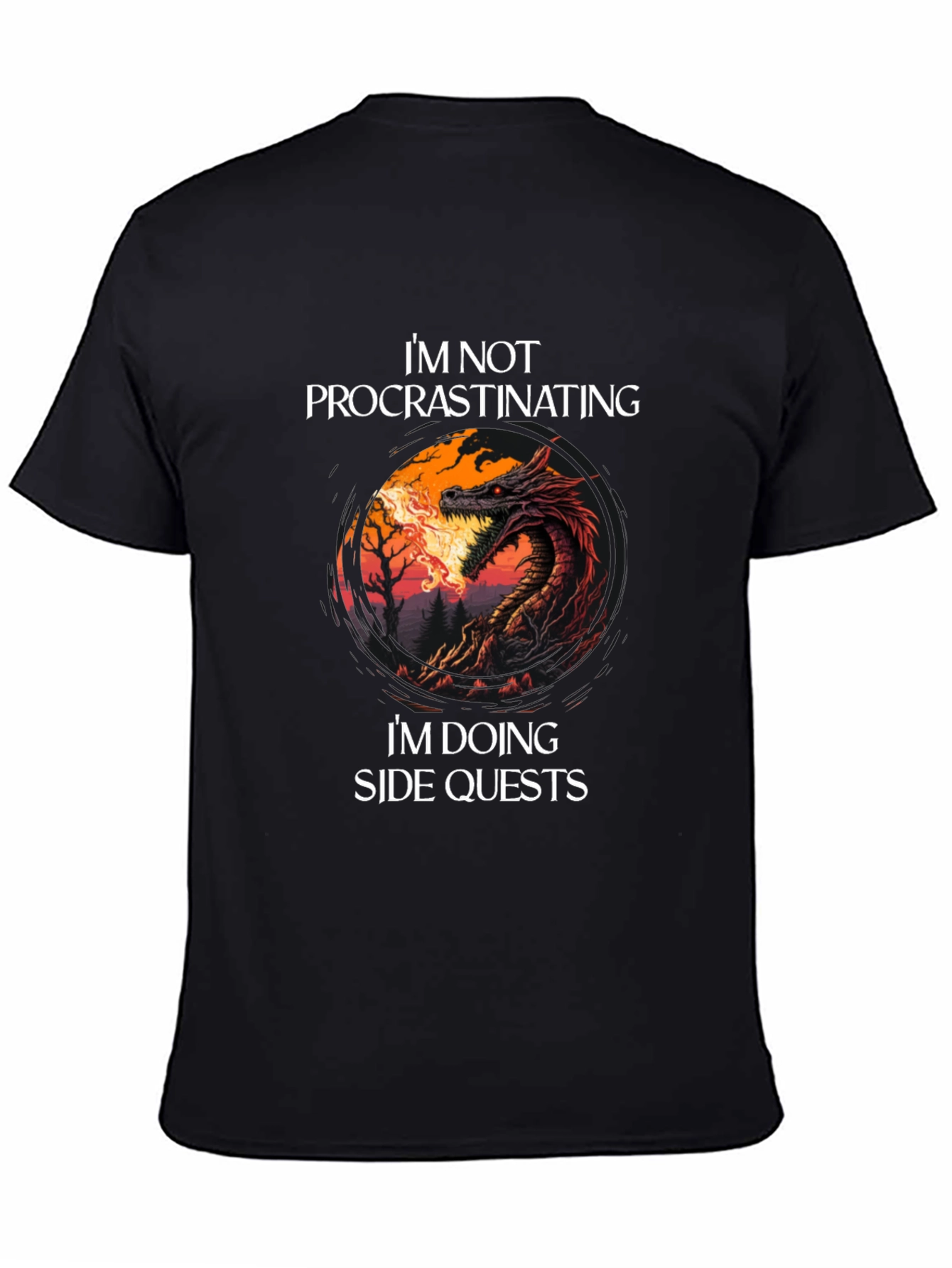 Im Not Procrastinating Dragon T-Shirt