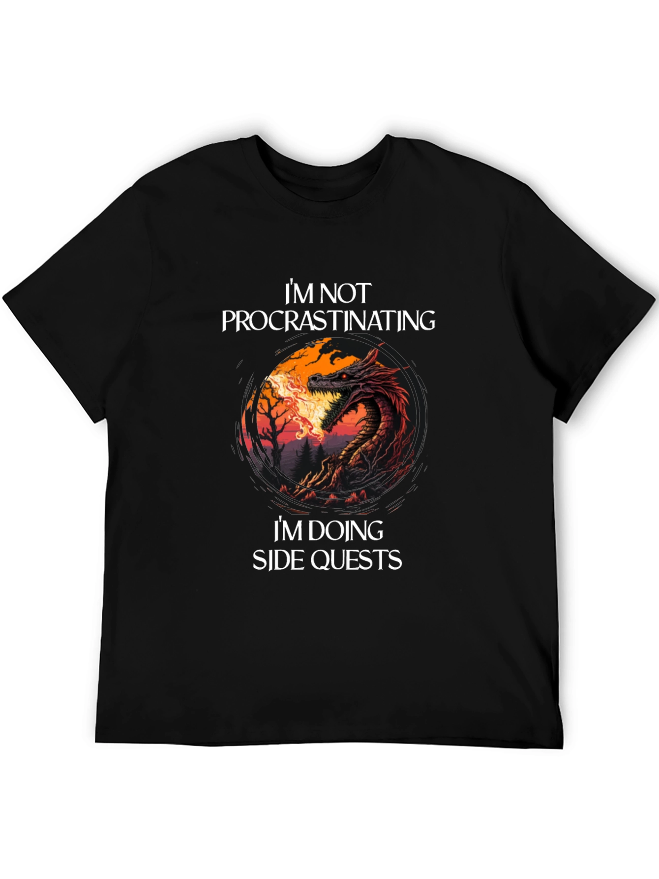 Im Not Procrastinating Dragon T-Shirt