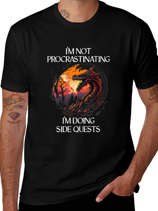 Im Not Procrastinating Dragon T-Shirt
