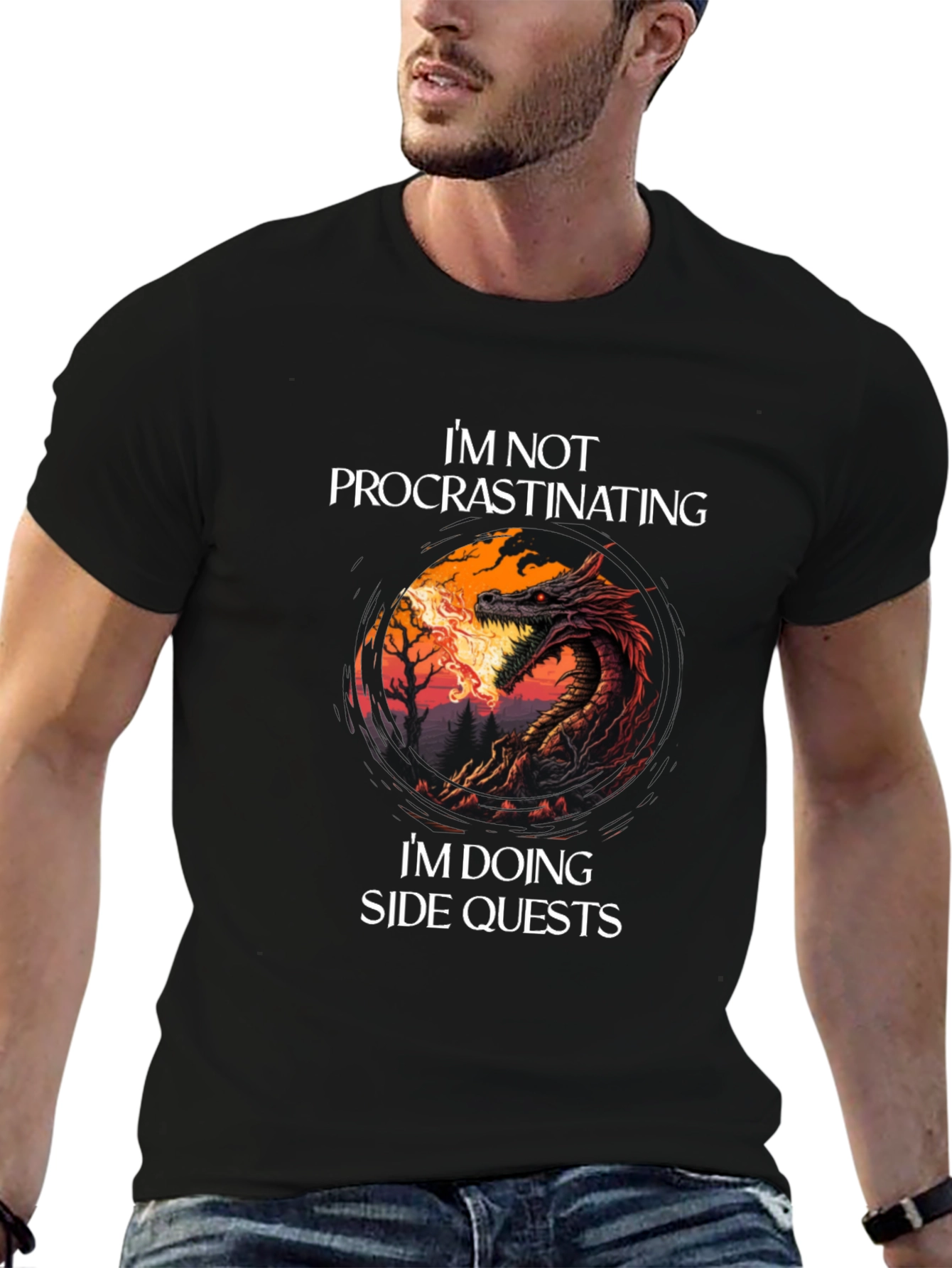 Im Not Procrastinating Dragon T-Shirt