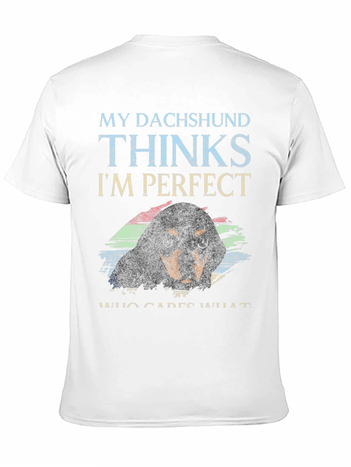 Dachshund Lover T-Shirt - My Dachshund Thinks Im Perfect
