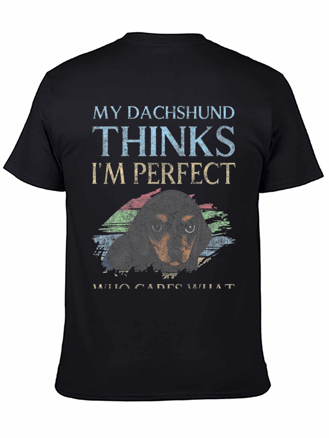 Dachshund Lover T-Shirt - My Dachshund Thinks Im Perfect
