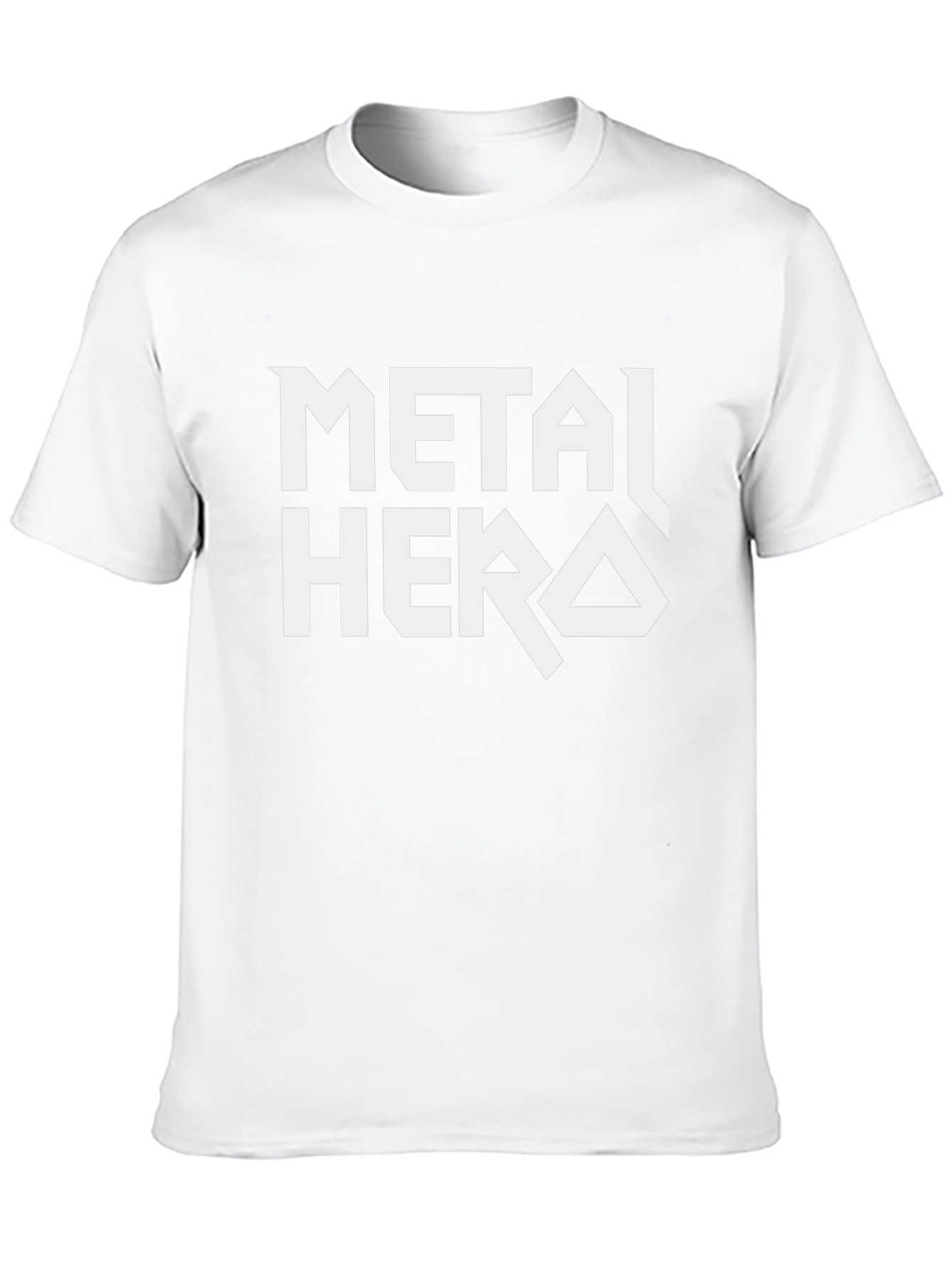 Metal Hero T-Shirt - Black Cotton Graphic Tee