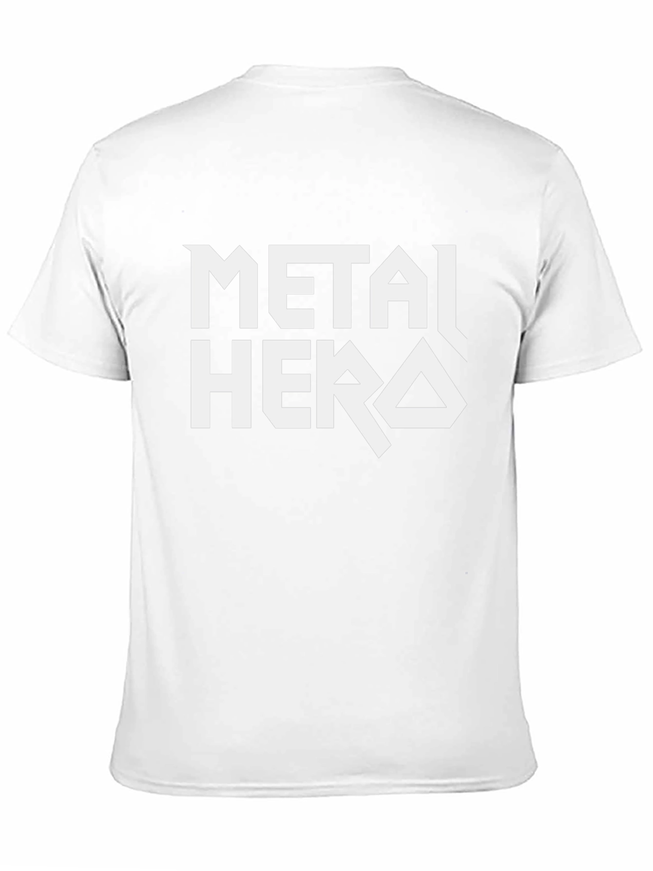 Metal Hero T-Shirt - Black Cotton Graphic Tee