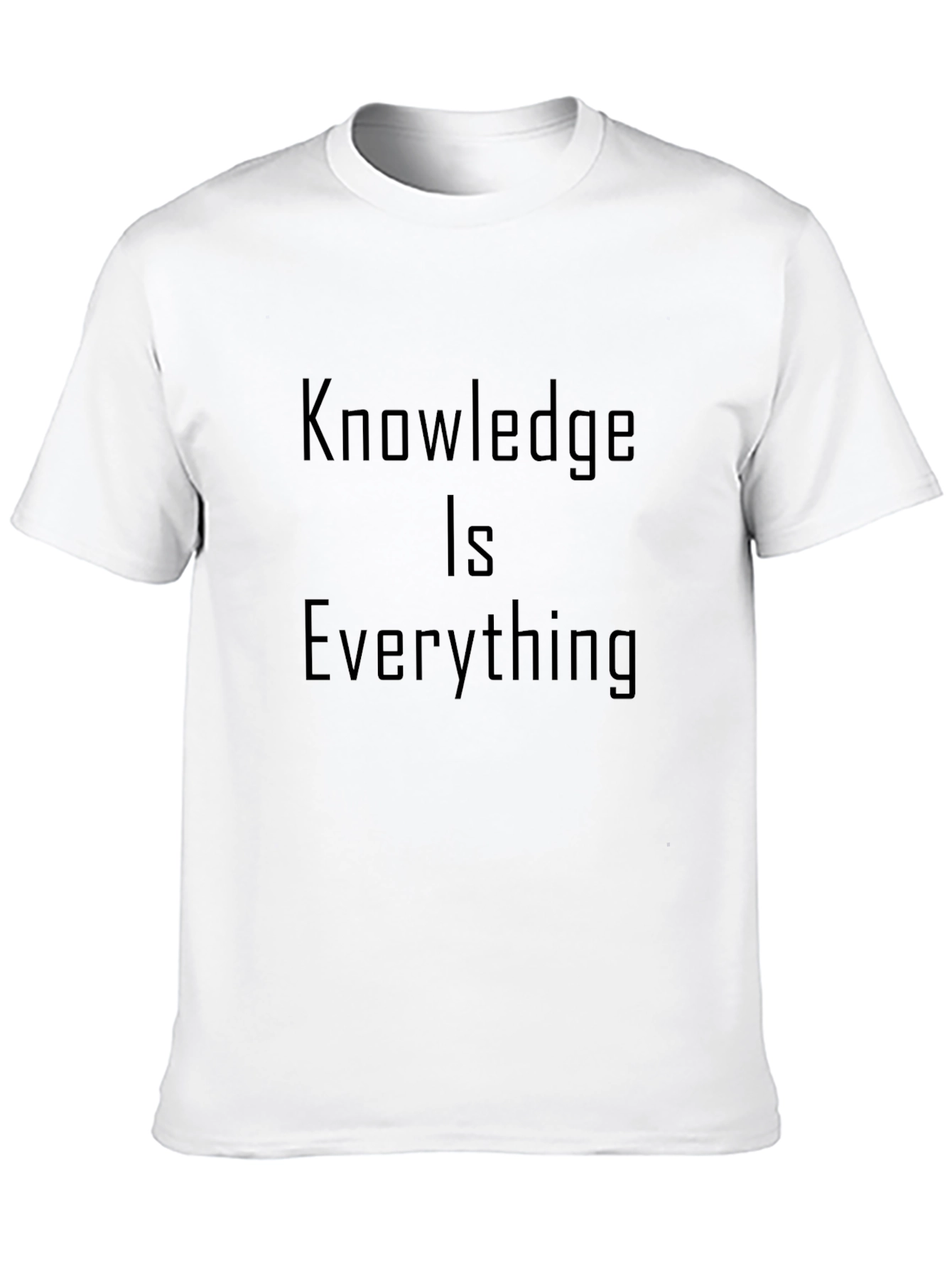 Knowledge is Everything Black Graphic Tee