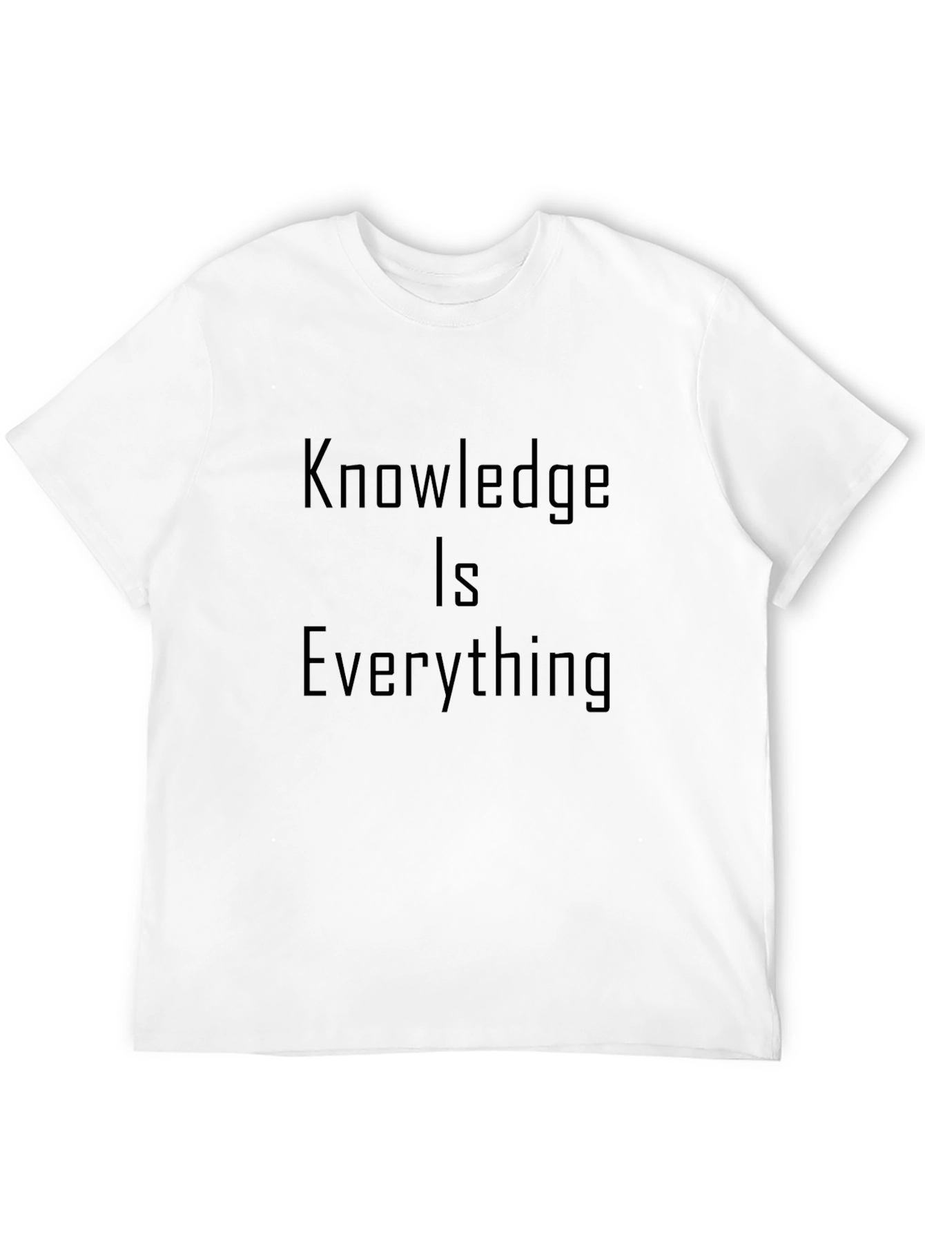 Knowledge is Everything Black Graphic Tee