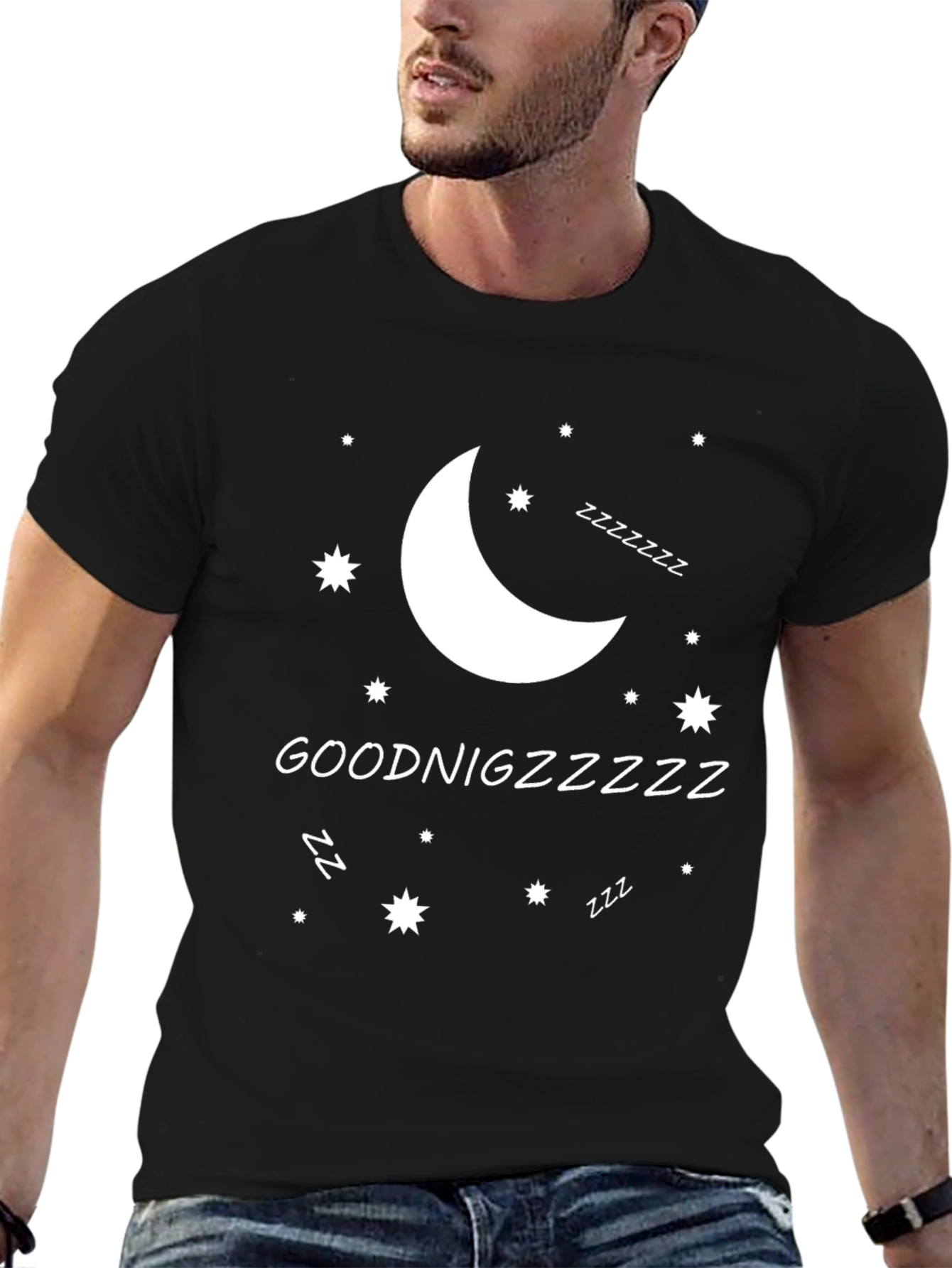 Goodnight Zzzz T-Shirt - Mens Sleepwear