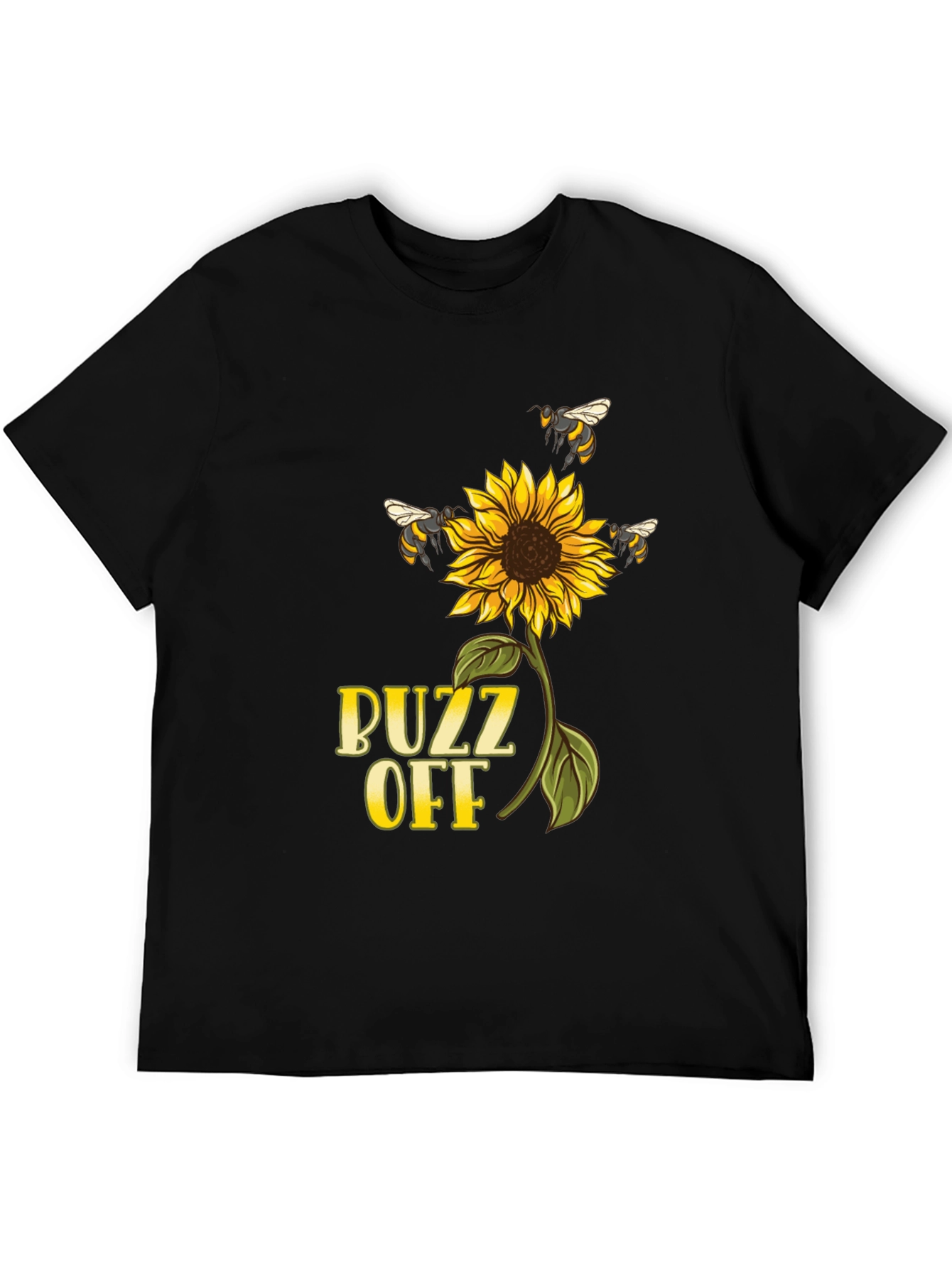 Buzz Off Sunflower Graphic Tee