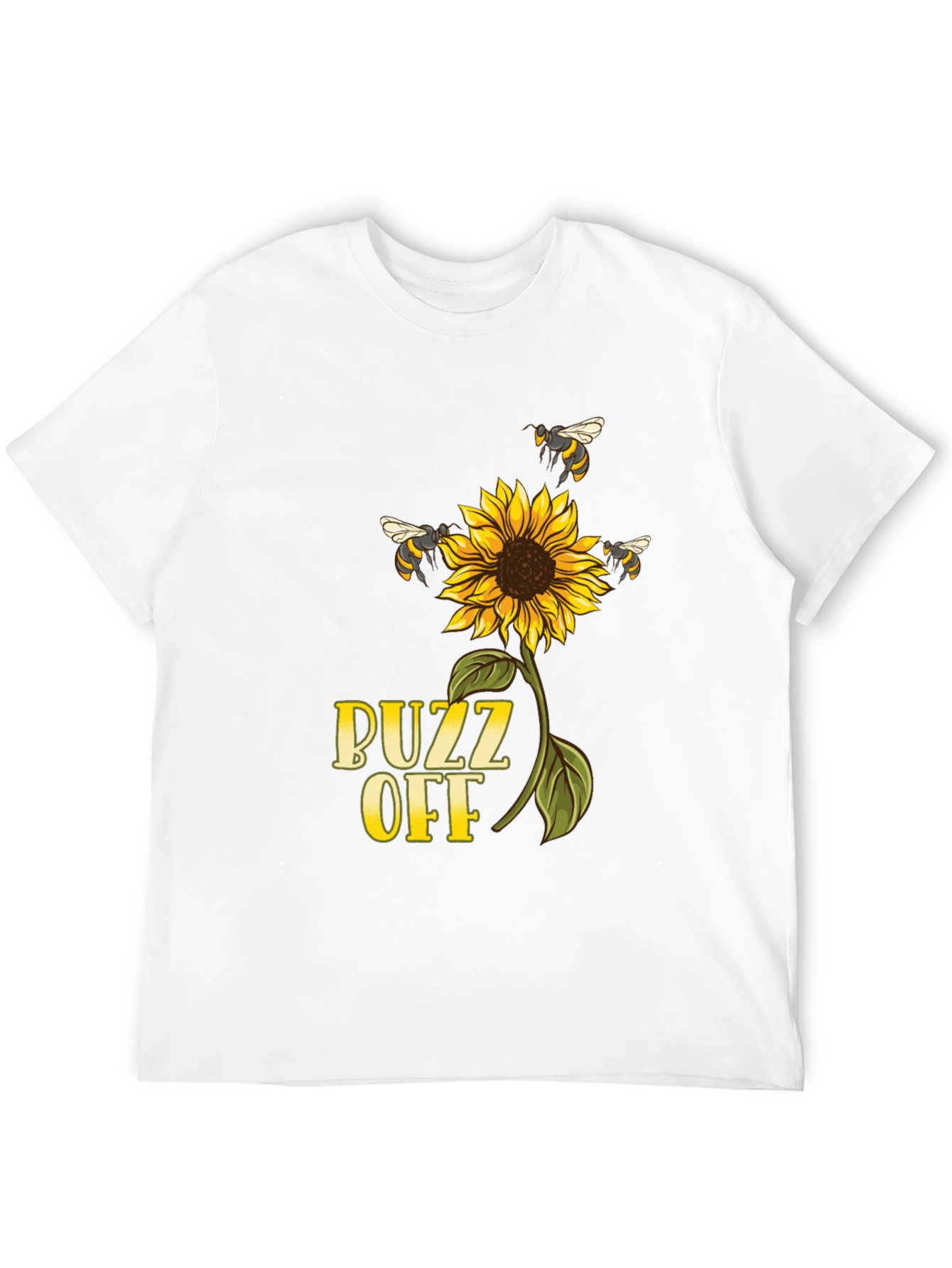 Buzz Off Sunflower Graphic Tee