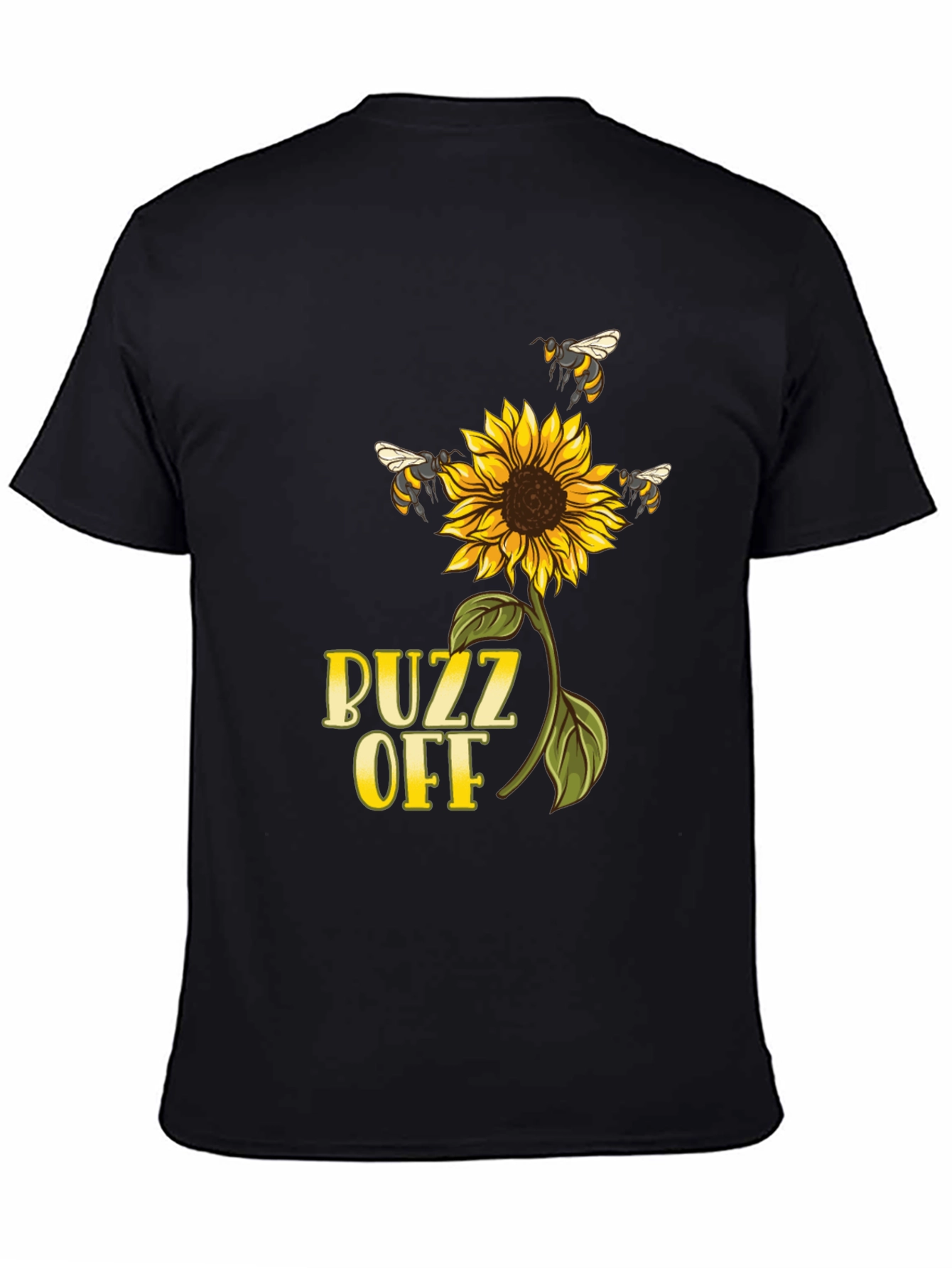 Buzz Off Sunflower Graphic Tee