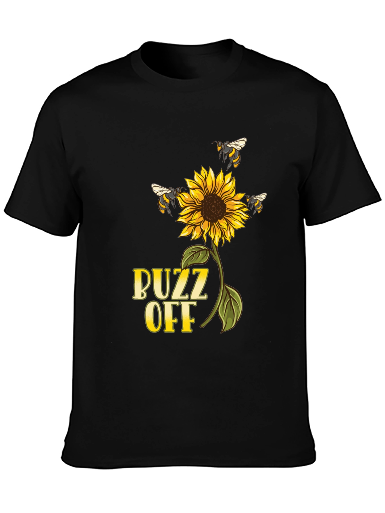 Buzz Off Sunflower Graphic Tee
