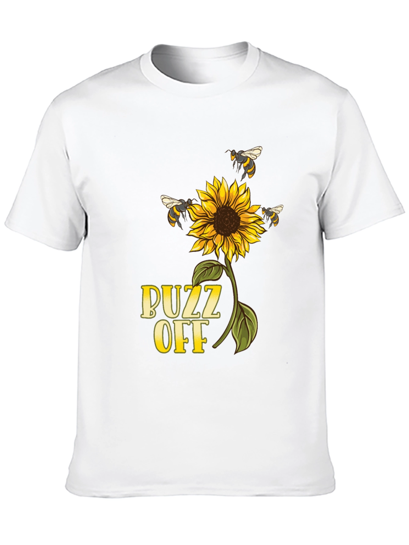 Buzz Off Sunflower Graphic Tee