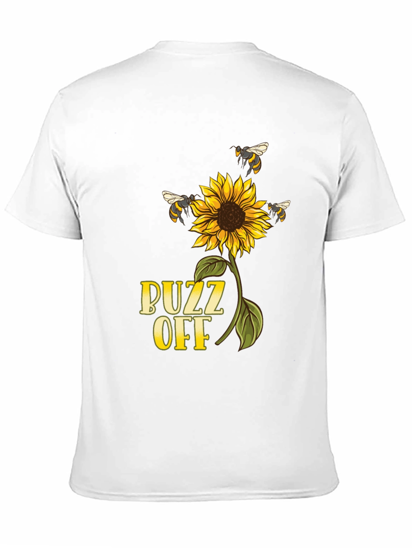 Buzz Off Sunflower Graphic Tee