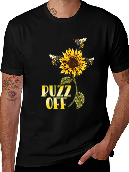 Buzz Off Sunflower Graphic Tee