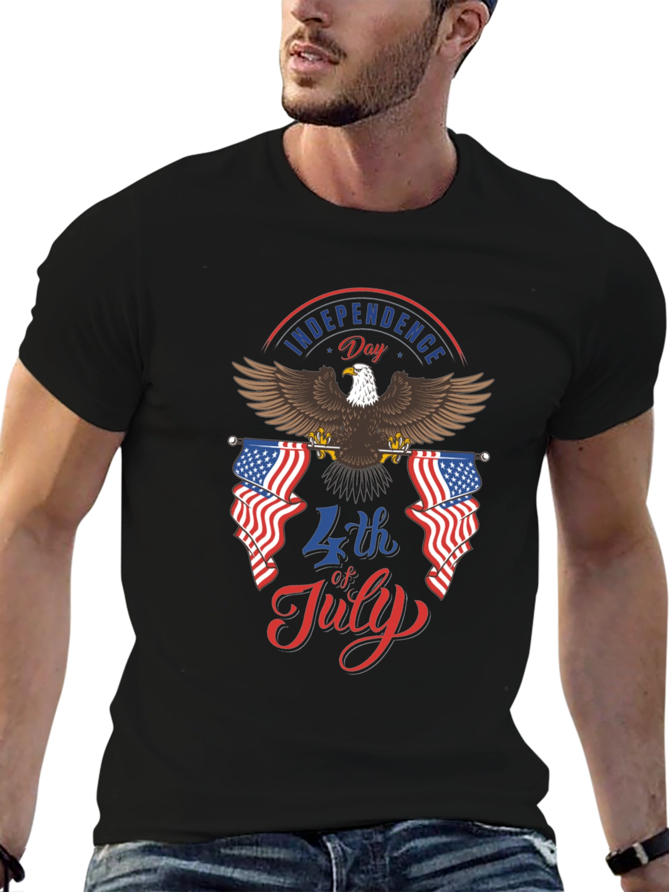 Independence Day Eagle Graphic Tee