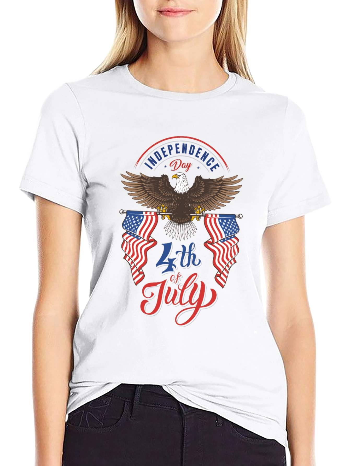 Independence Day Eagle Graphic Tee