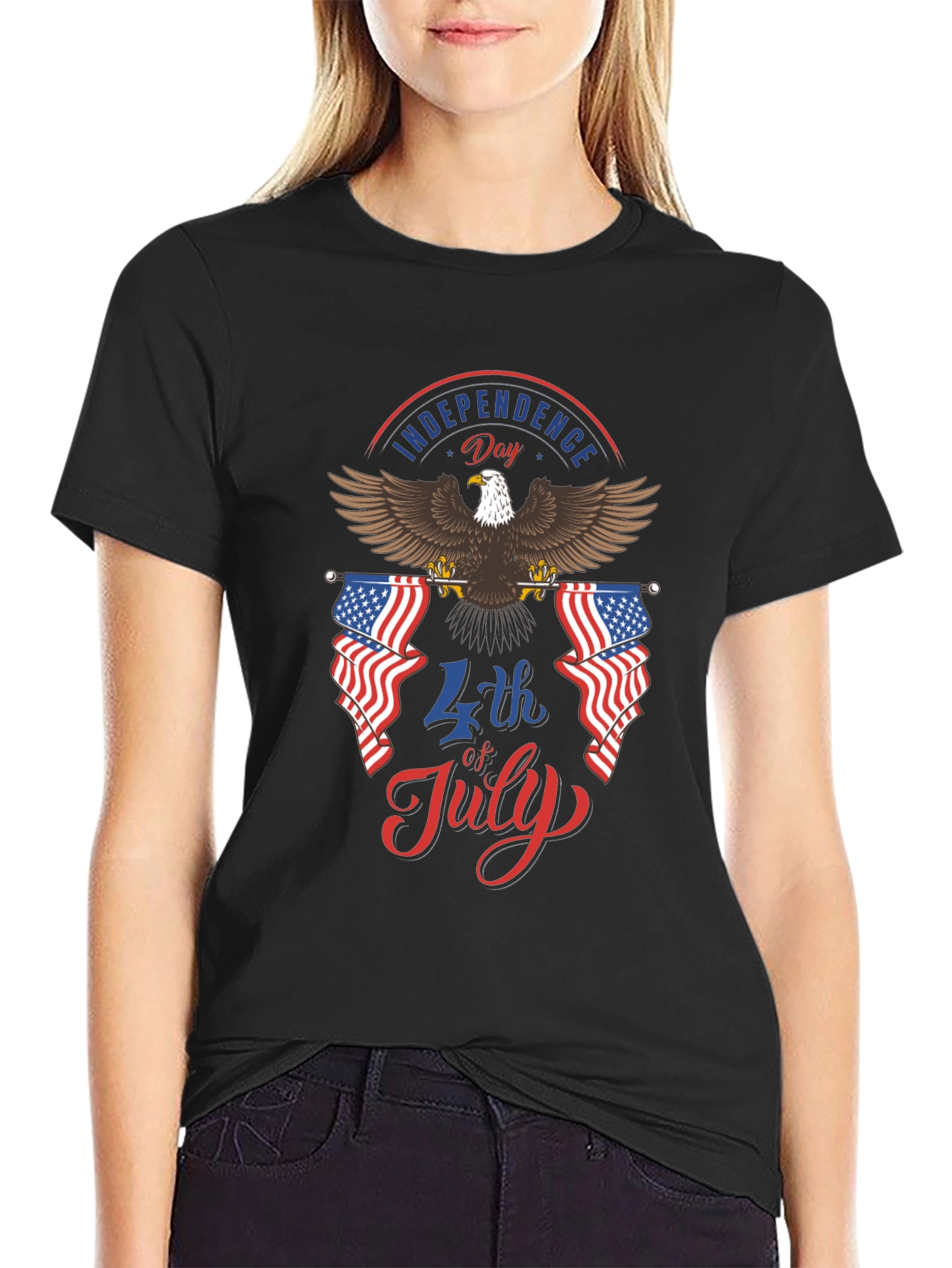 Independence Day Eagle Graphic Tee
