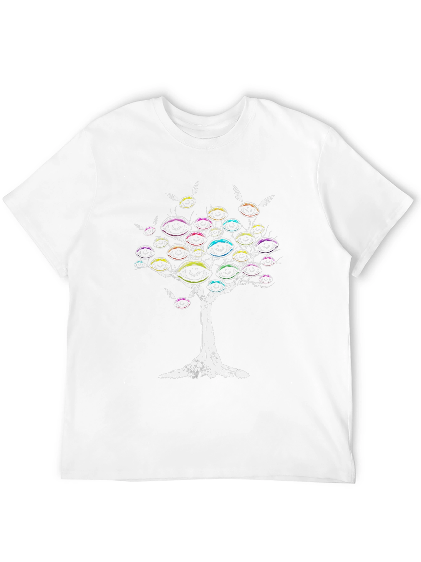 Eye Tree Graphic Tee - Mens Black T-Shirt