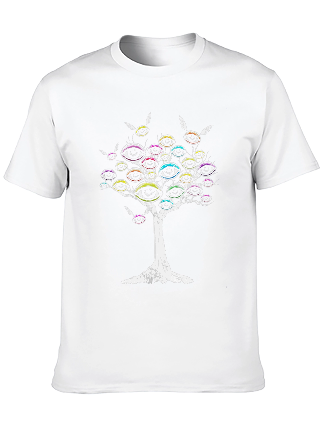 Eye Tree Graphic Tee - Mens Black T-Shirt