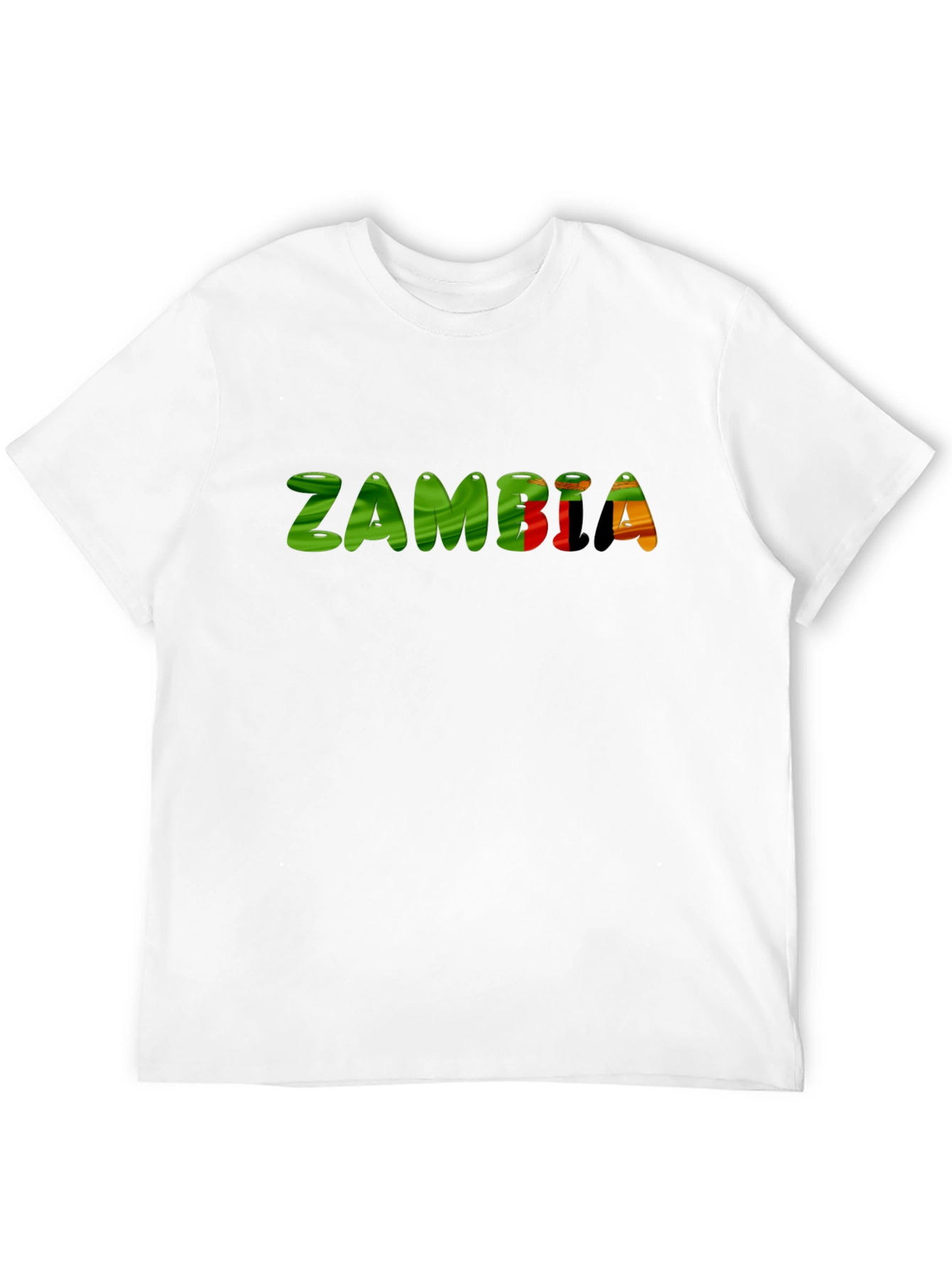 Zambia T-Shirt - Africa Flag Design