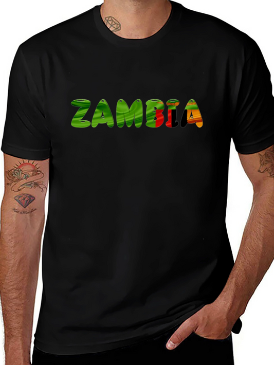 Zambia T-Shirt - Africa Flag Design