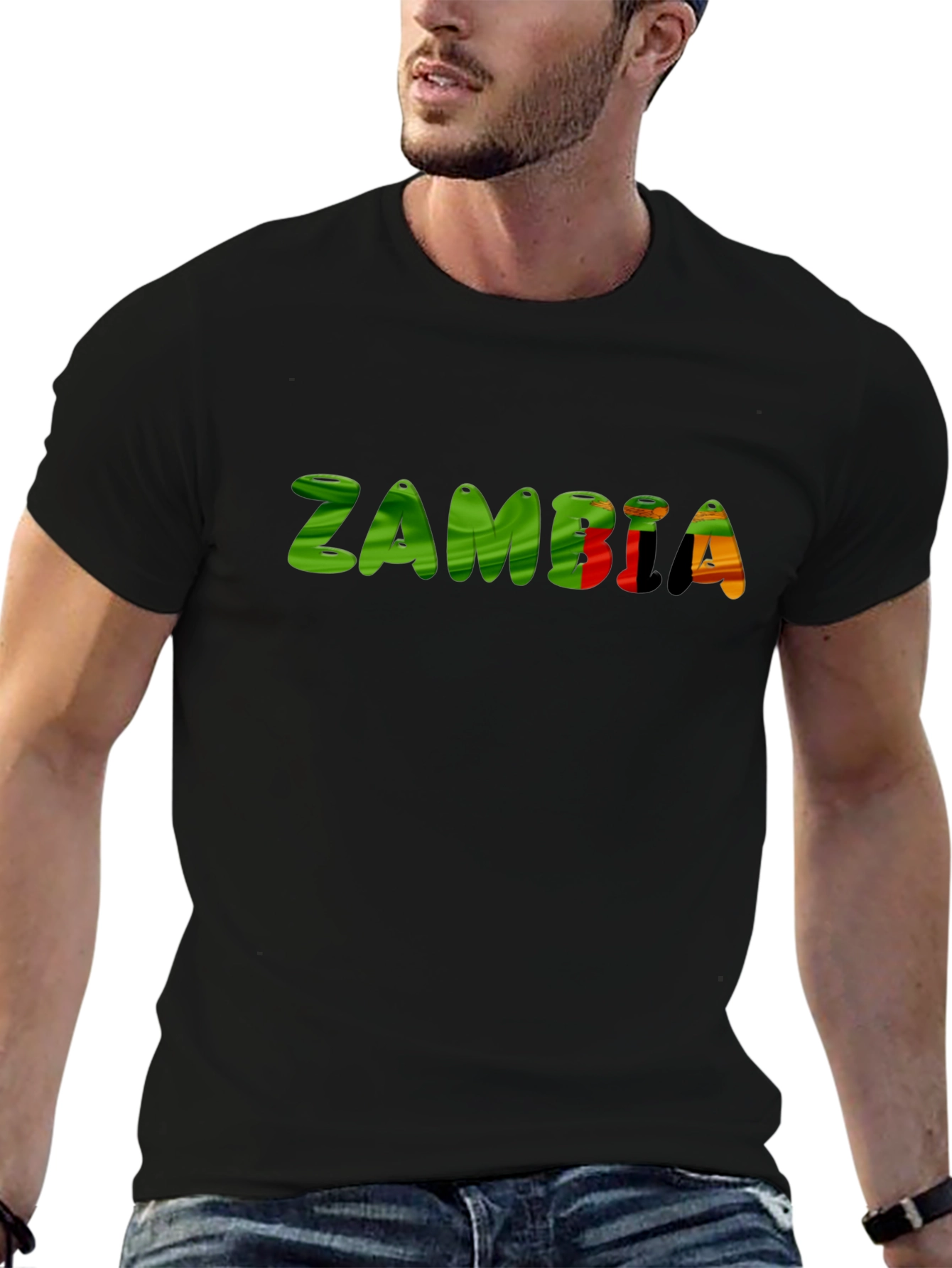 Zambia T-Shirt - Africa Flag Design