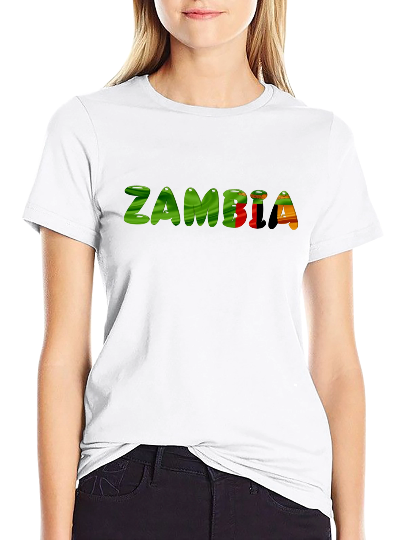 Zambia T-Shirt - Africa Flag Design