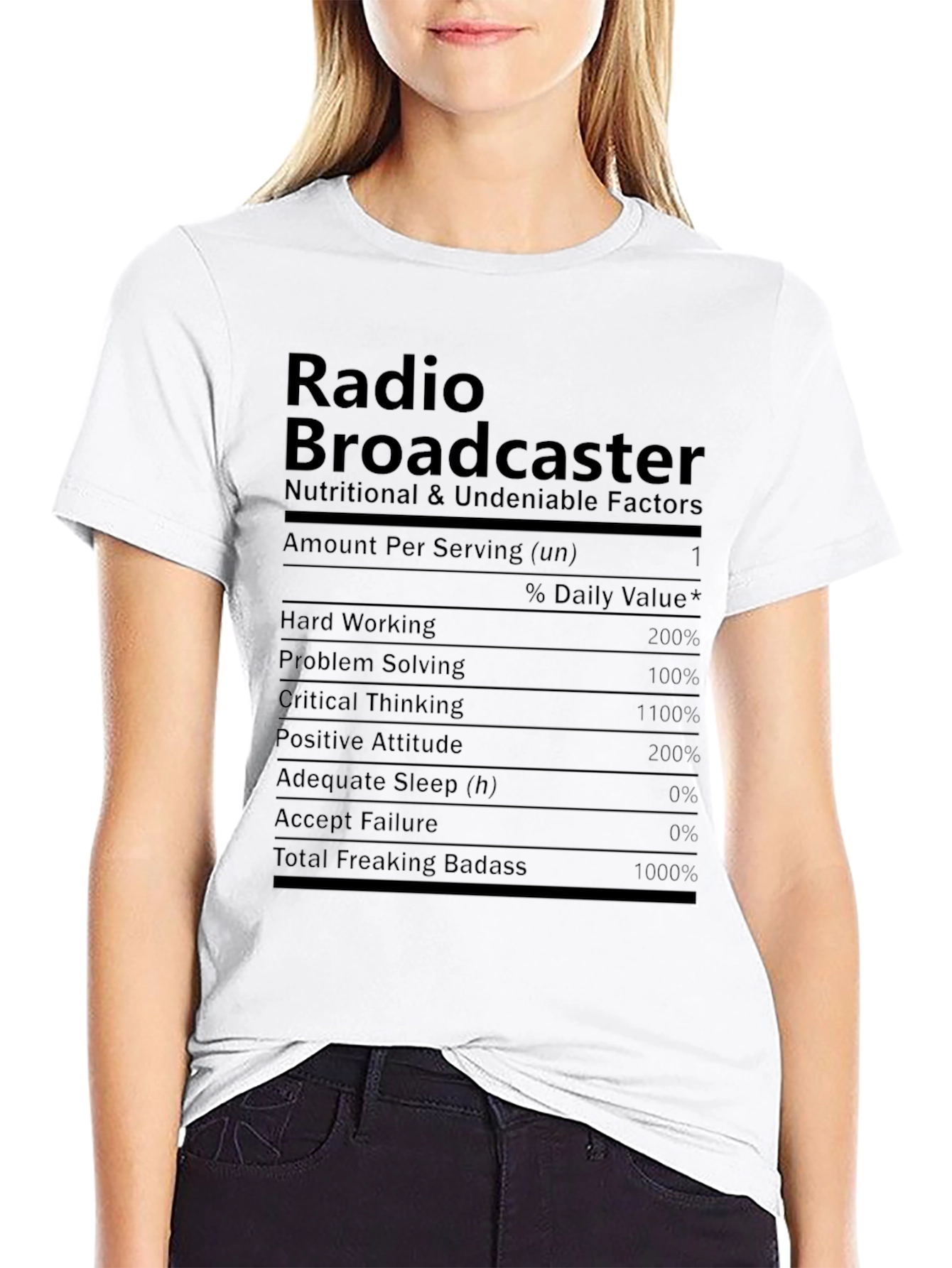 Radio Broadcaster Novelty Graphic T-Shirt