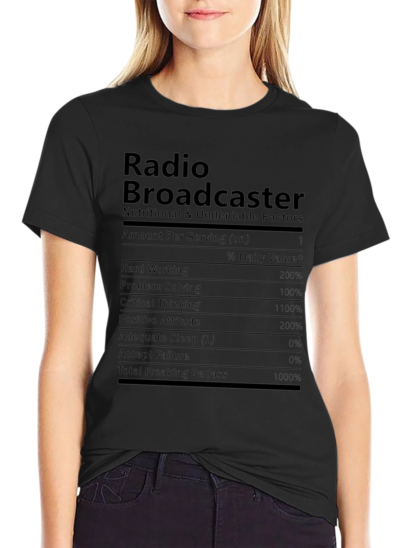 Radio Broadcaster Novelty Graphic T-Shirt