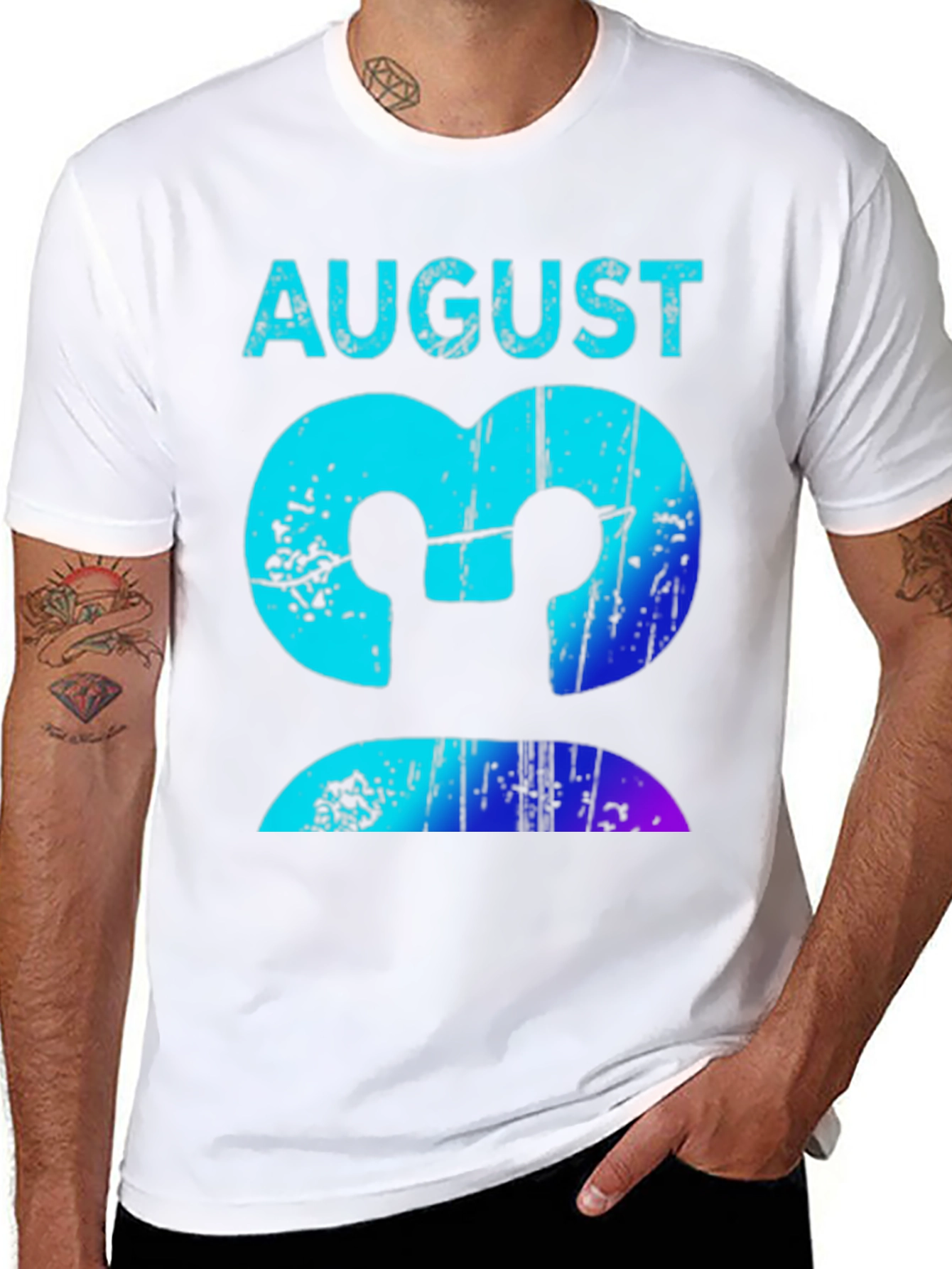 August Birthday Month Graphic Tee