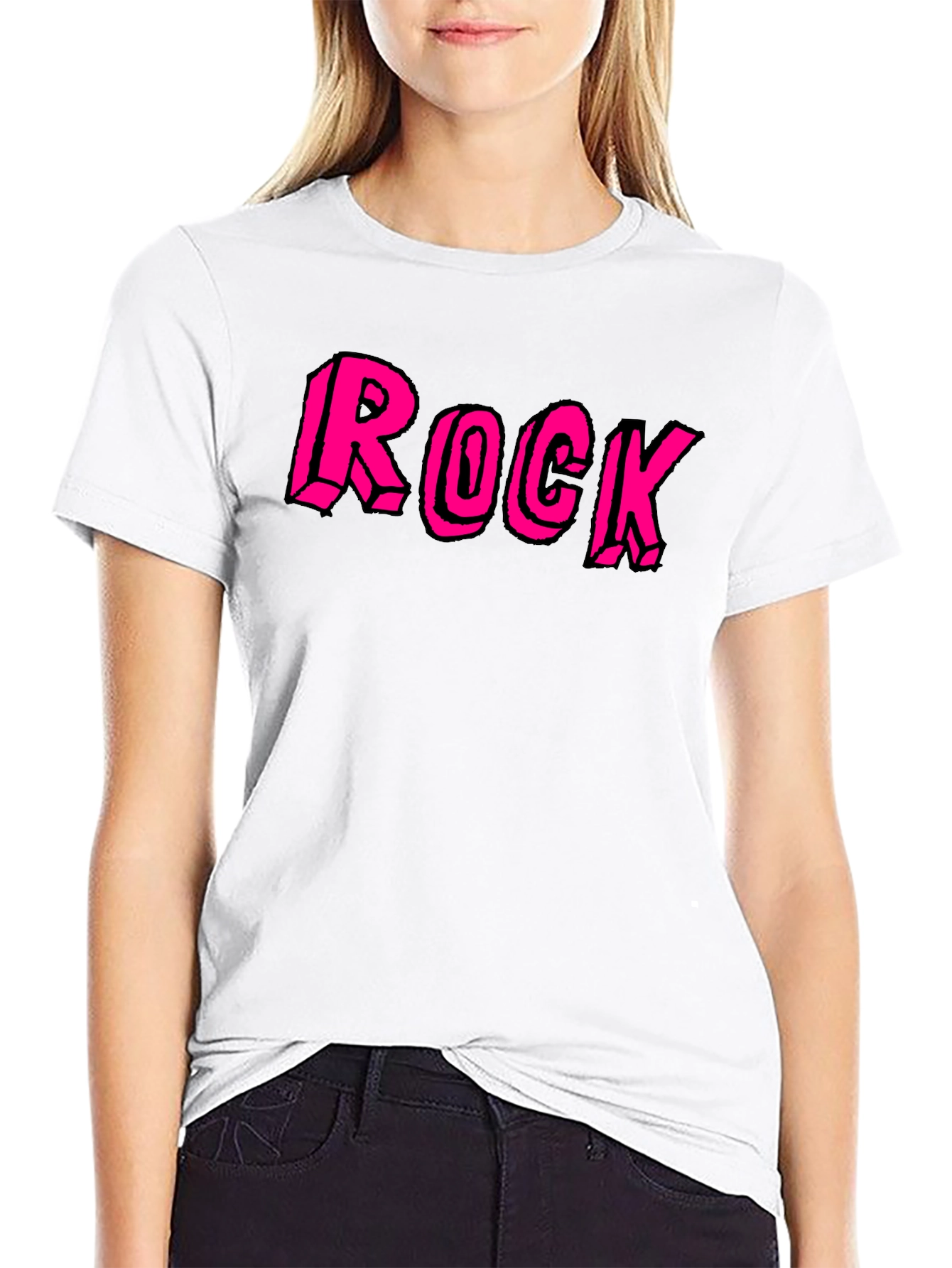 Rock Graphic Black Tee for Music Lovers