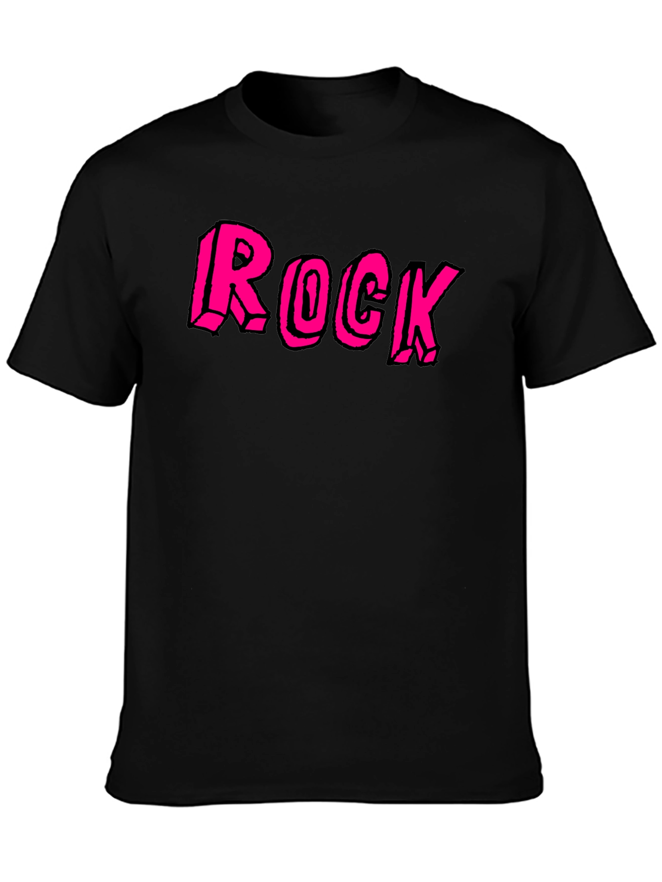 Rock Graphic Black Tee for Music Lovers