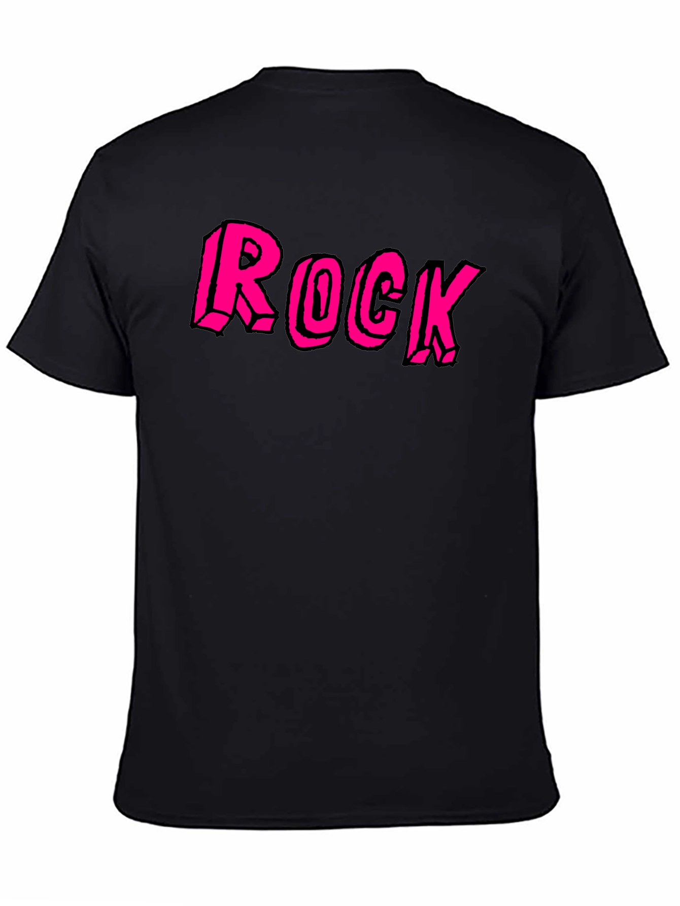 Rock Graphic Black Tee for Music Lovers