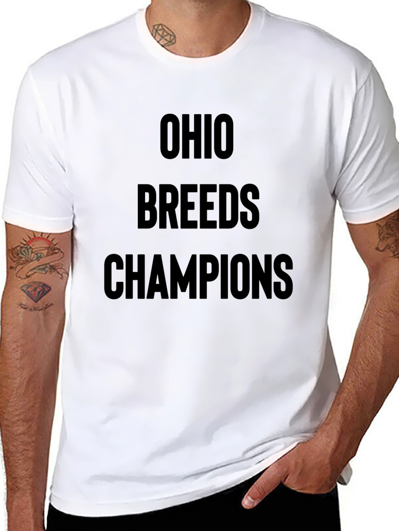 Ohio Breeds Champions Black T-Shirt