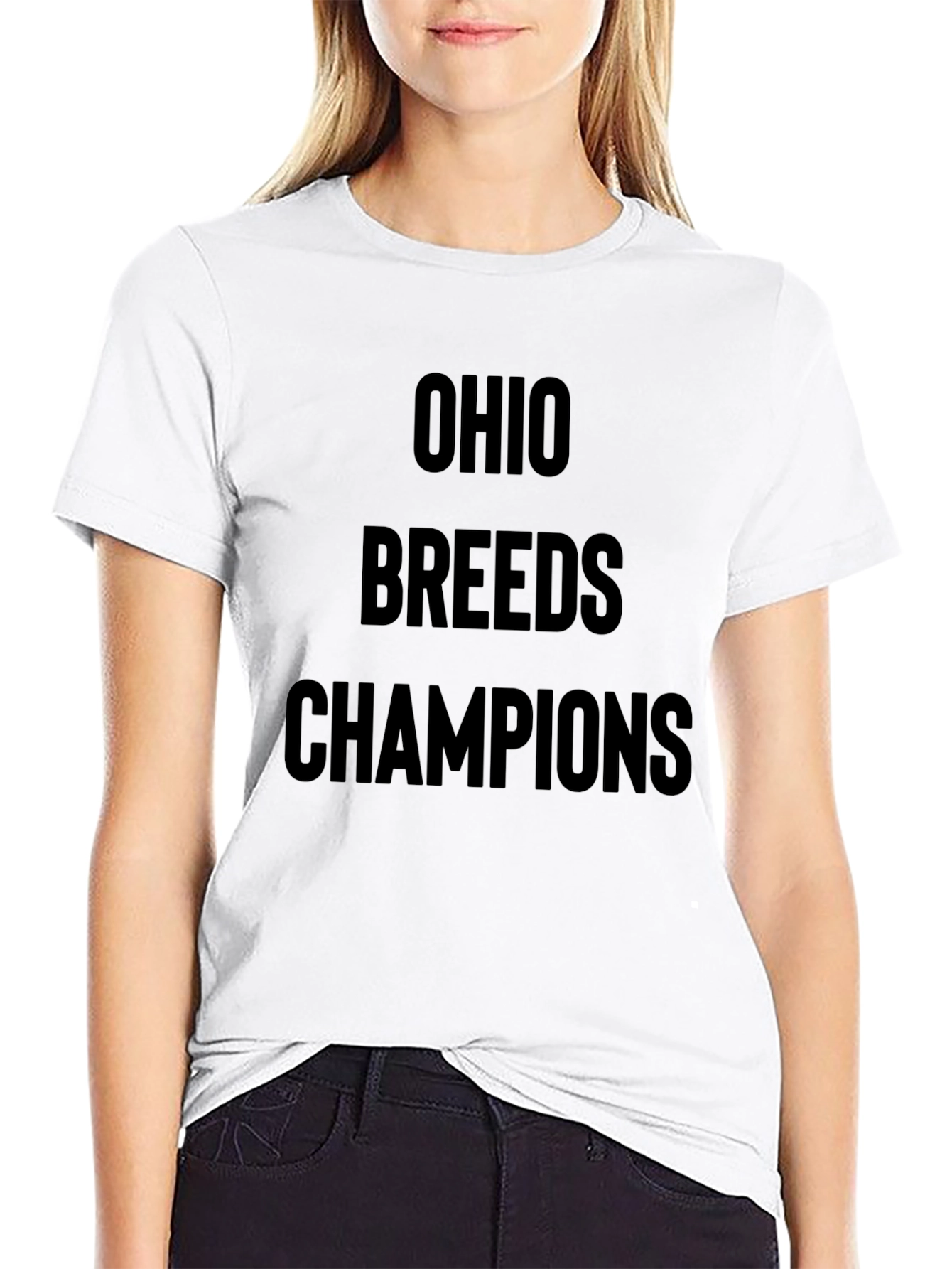 Ohio Breeds Champions Black T-Shirt