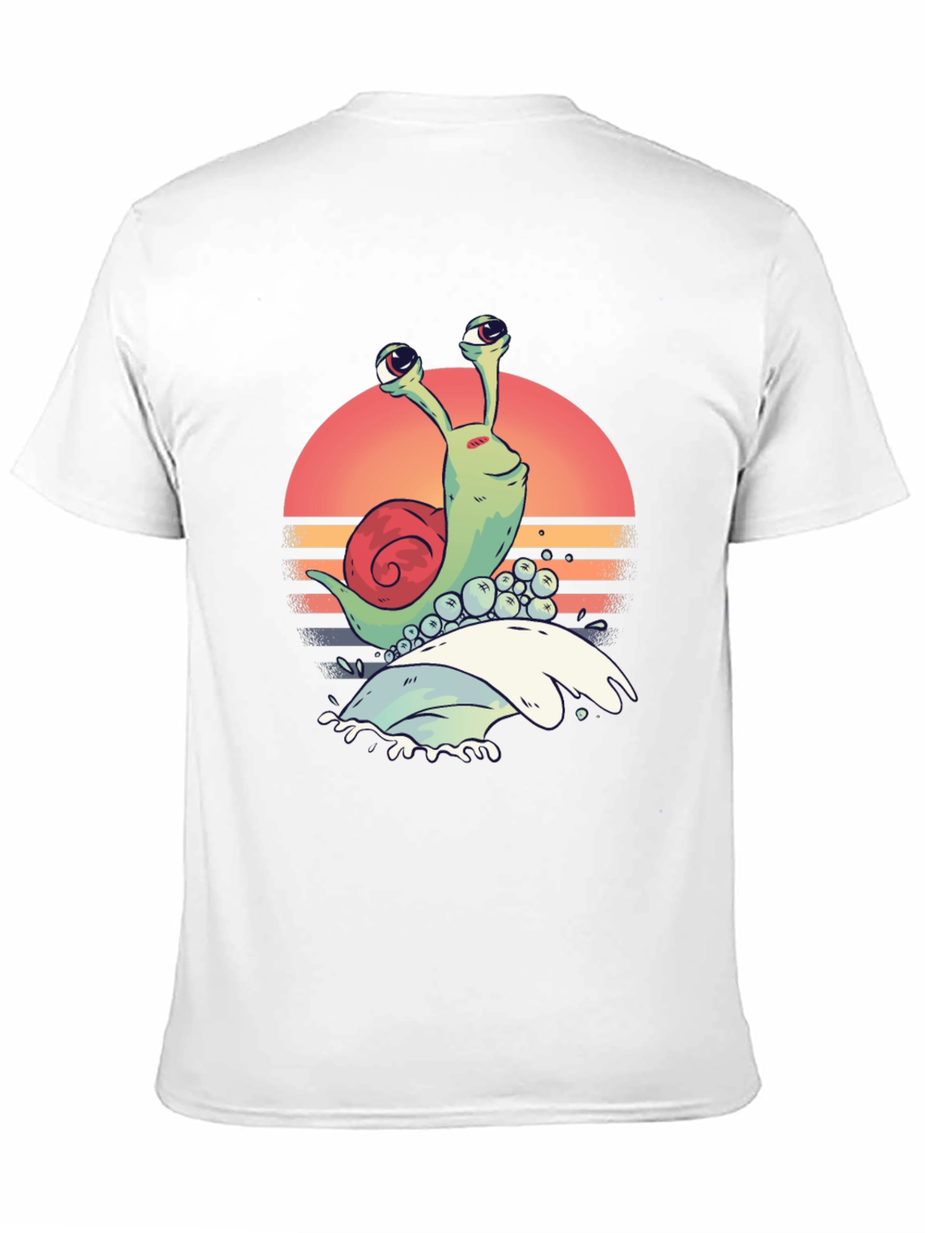 Retro Snail Graphic Tee - Unique Print