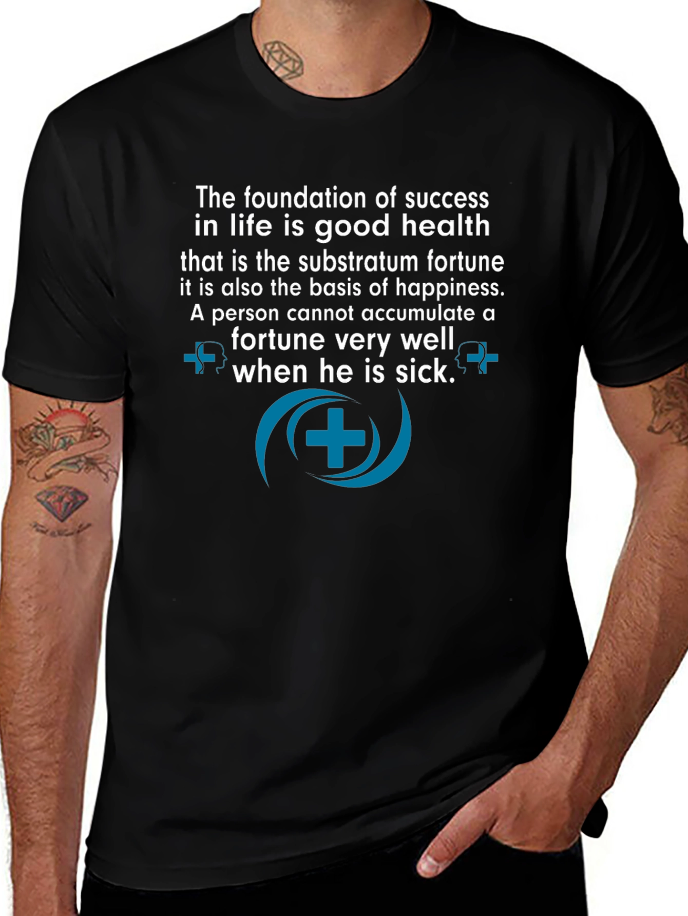 Good Health is Success T-Shirt - Motivational Quote