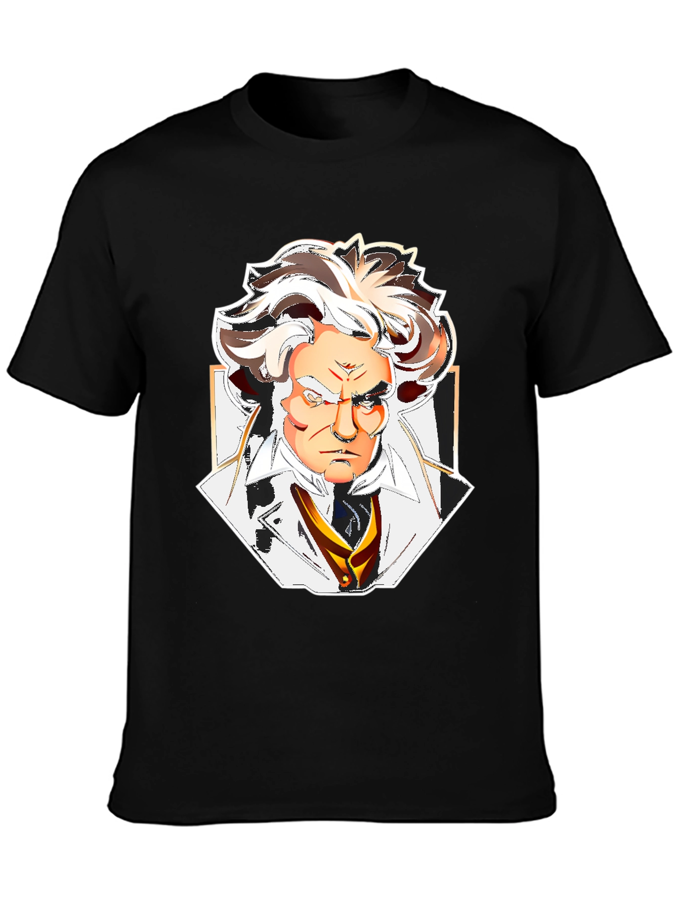 Beethoven Graphic Tee - Classic Musician Design
