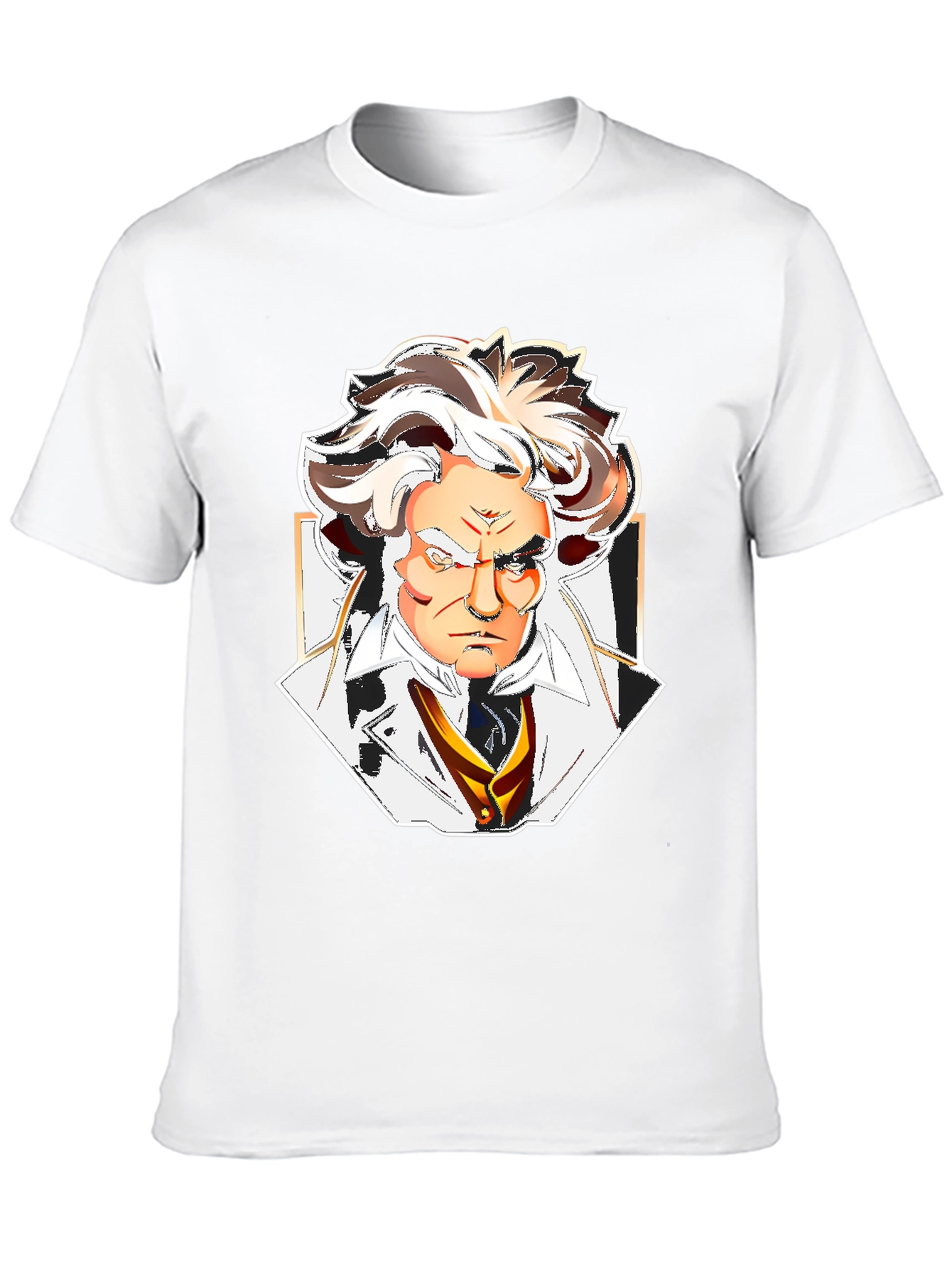 Beethoven Graphic Tee - Classic Musician Design