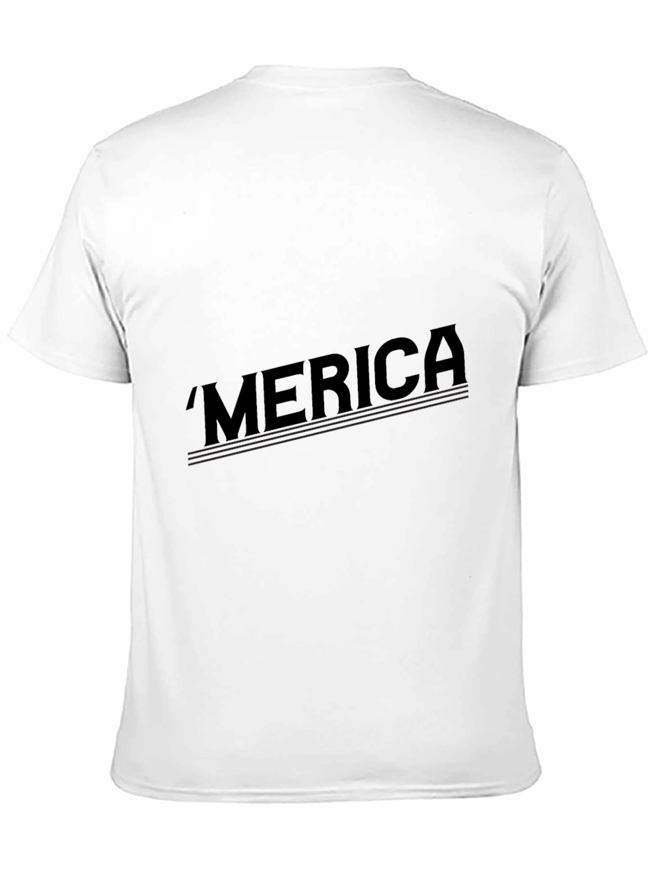 Black Merica Graphic Tee - Patriotic Style