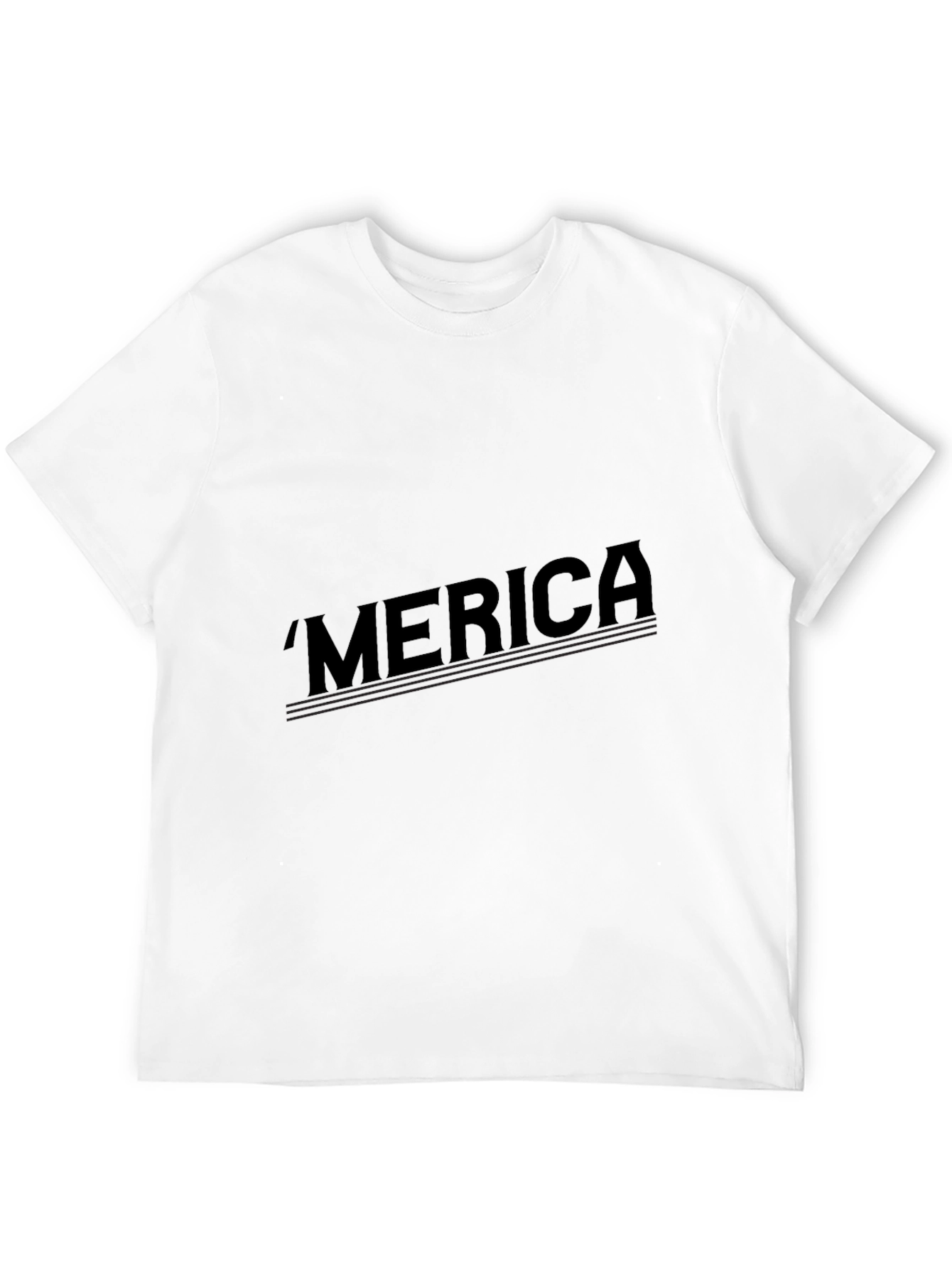 Black Merica Graphic Tee - Patriotic Style