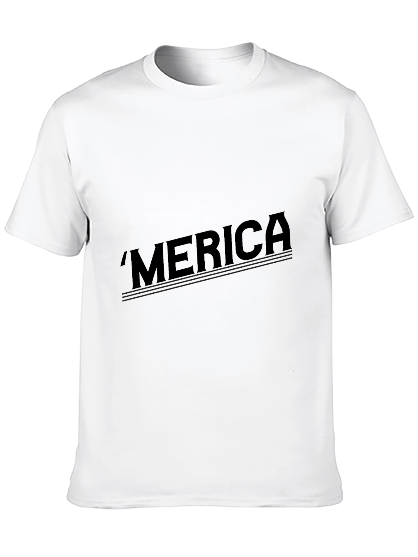 Black Merica Graphic Tee - Patriotic Style