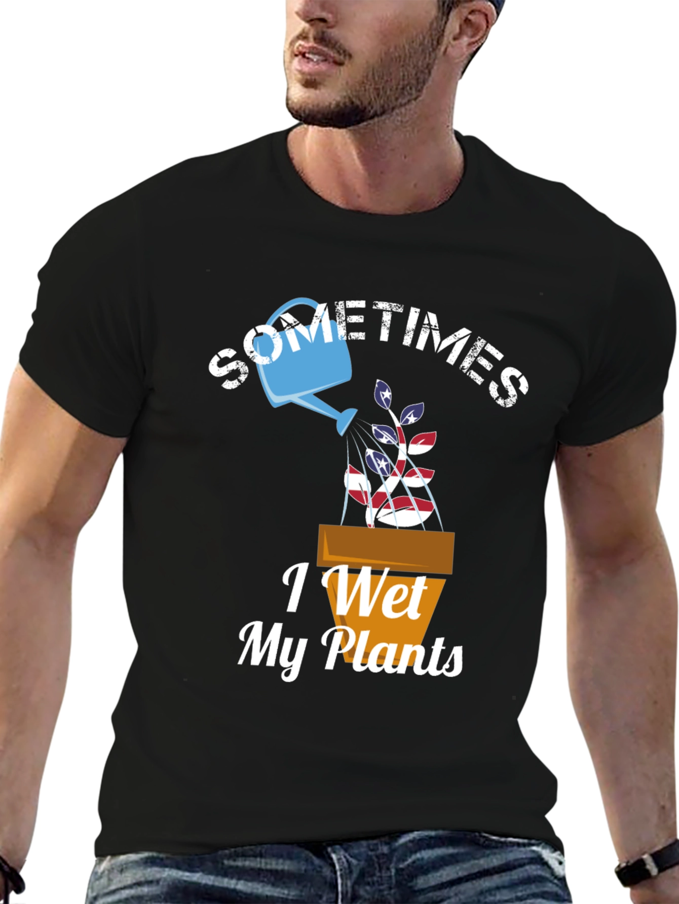 Sometimes I Wet My Plants Graphic T-Shirt
