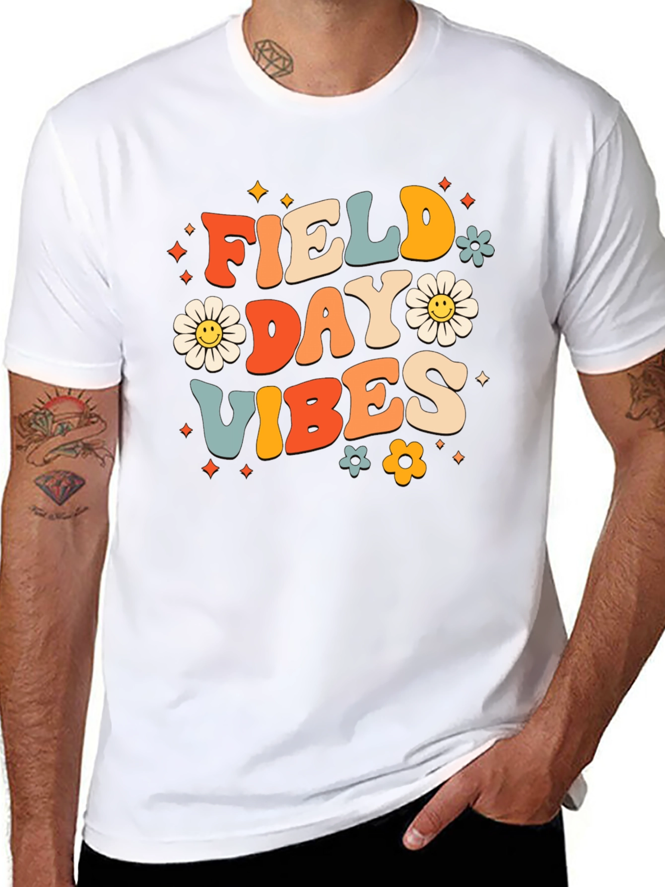 Retro Field Day Vibes Graphic Tee
