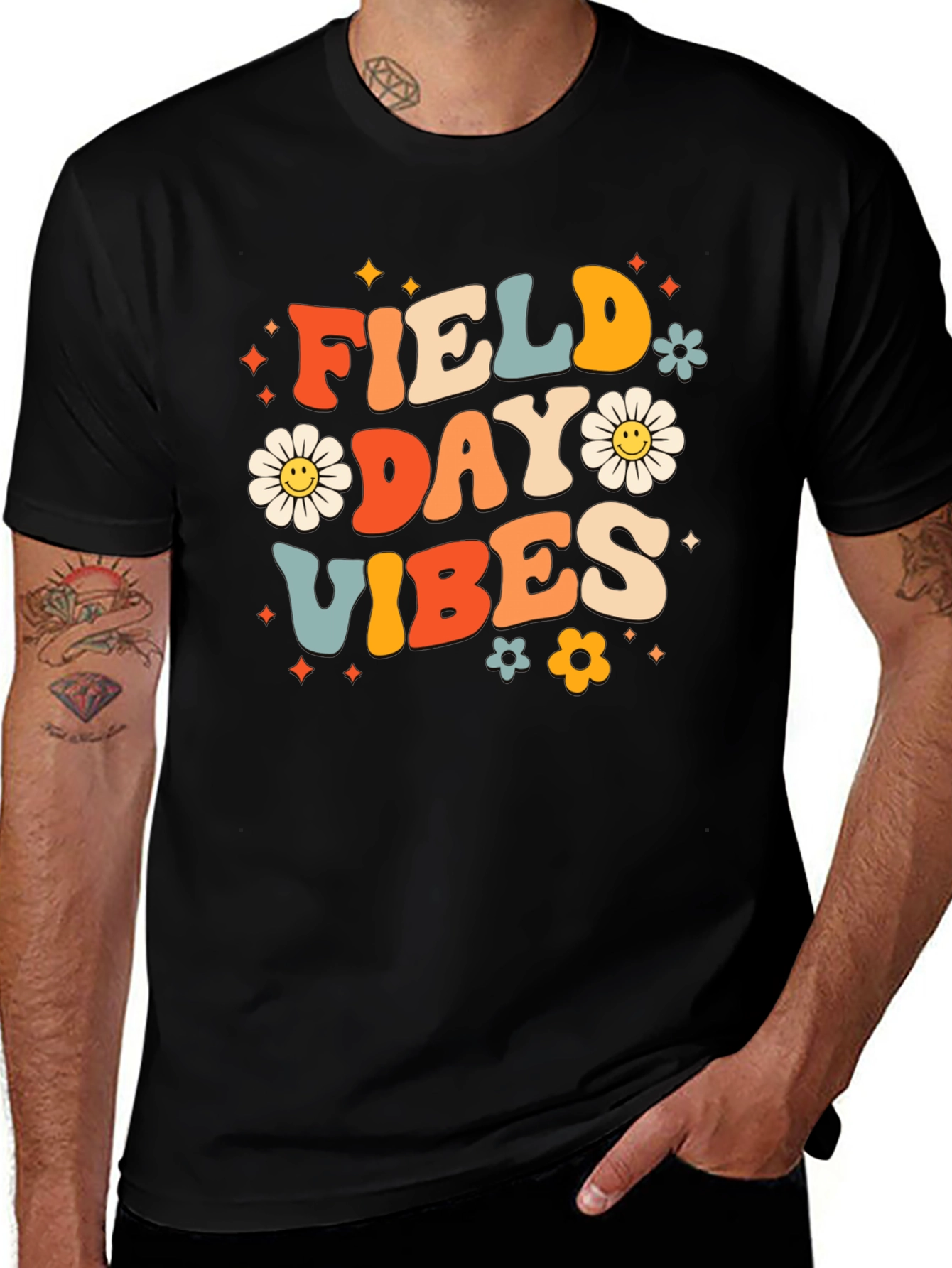 Retro Field Day Vibes Graphic Tee