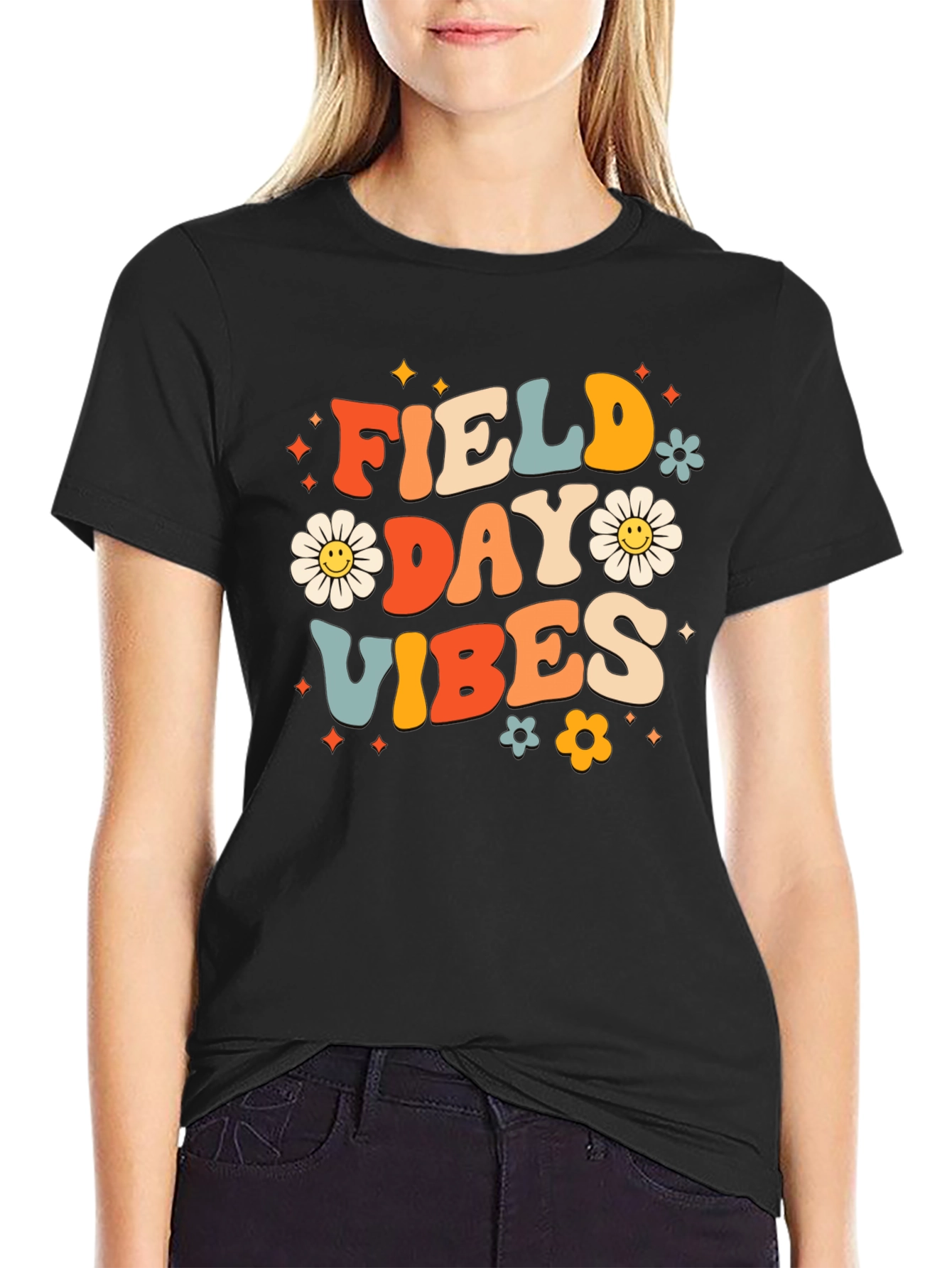 Retro Field Day Vibes Graphic Tee