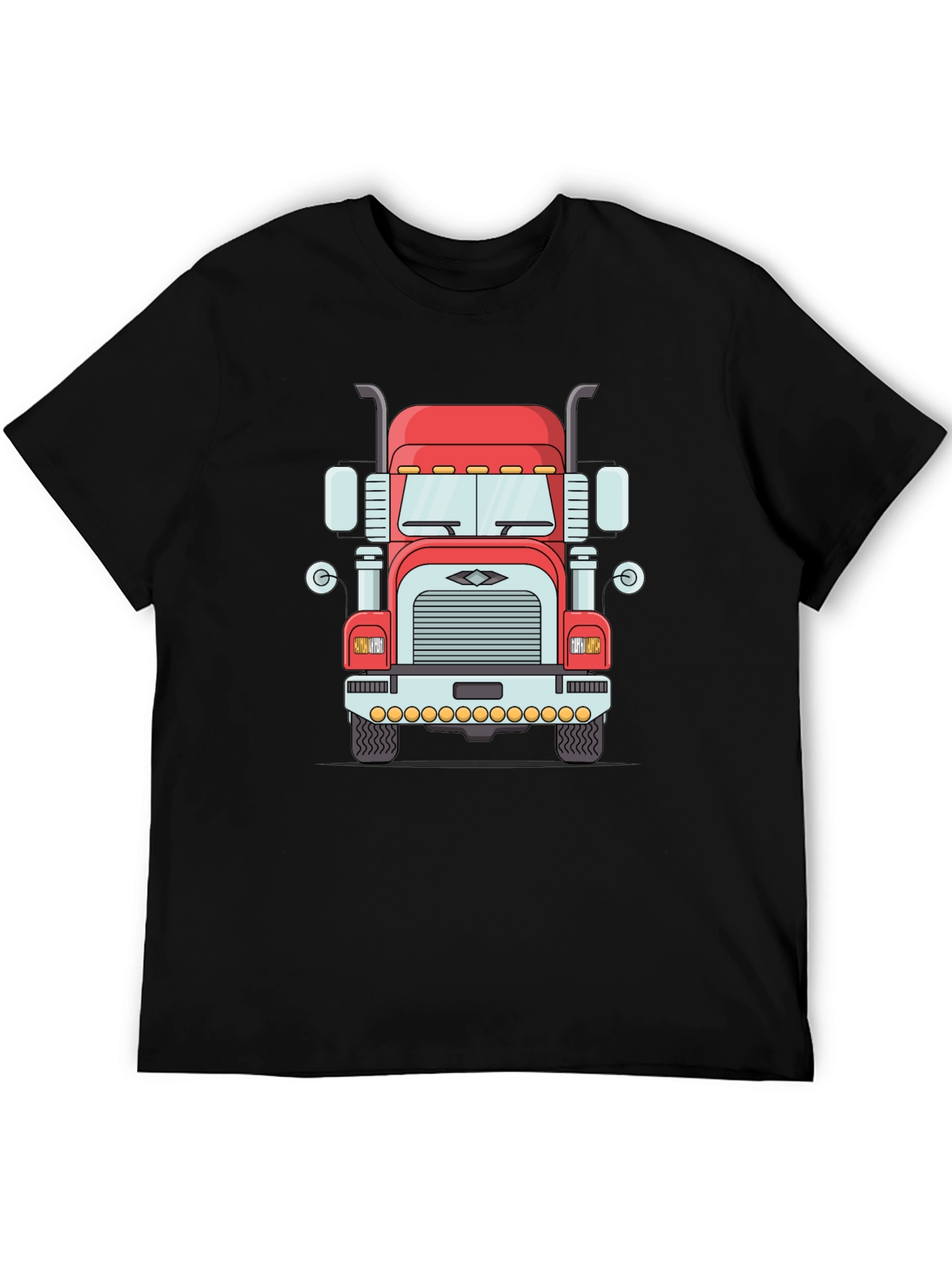 Trucker T-Shirt: Classic Big Rig Design