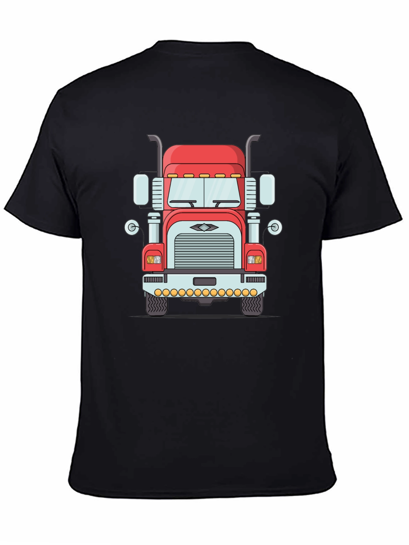 Trucker T-Shirt: Classic Big Rig Design