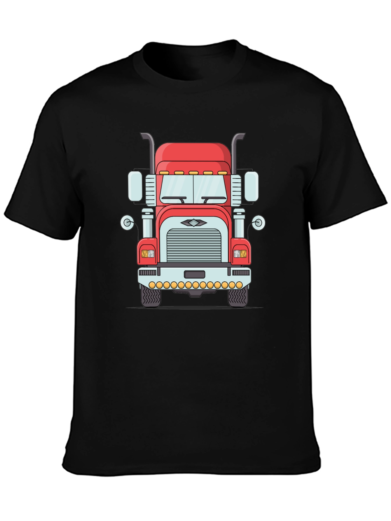 Trucker T-Shirt: Classic Big Rig Design
